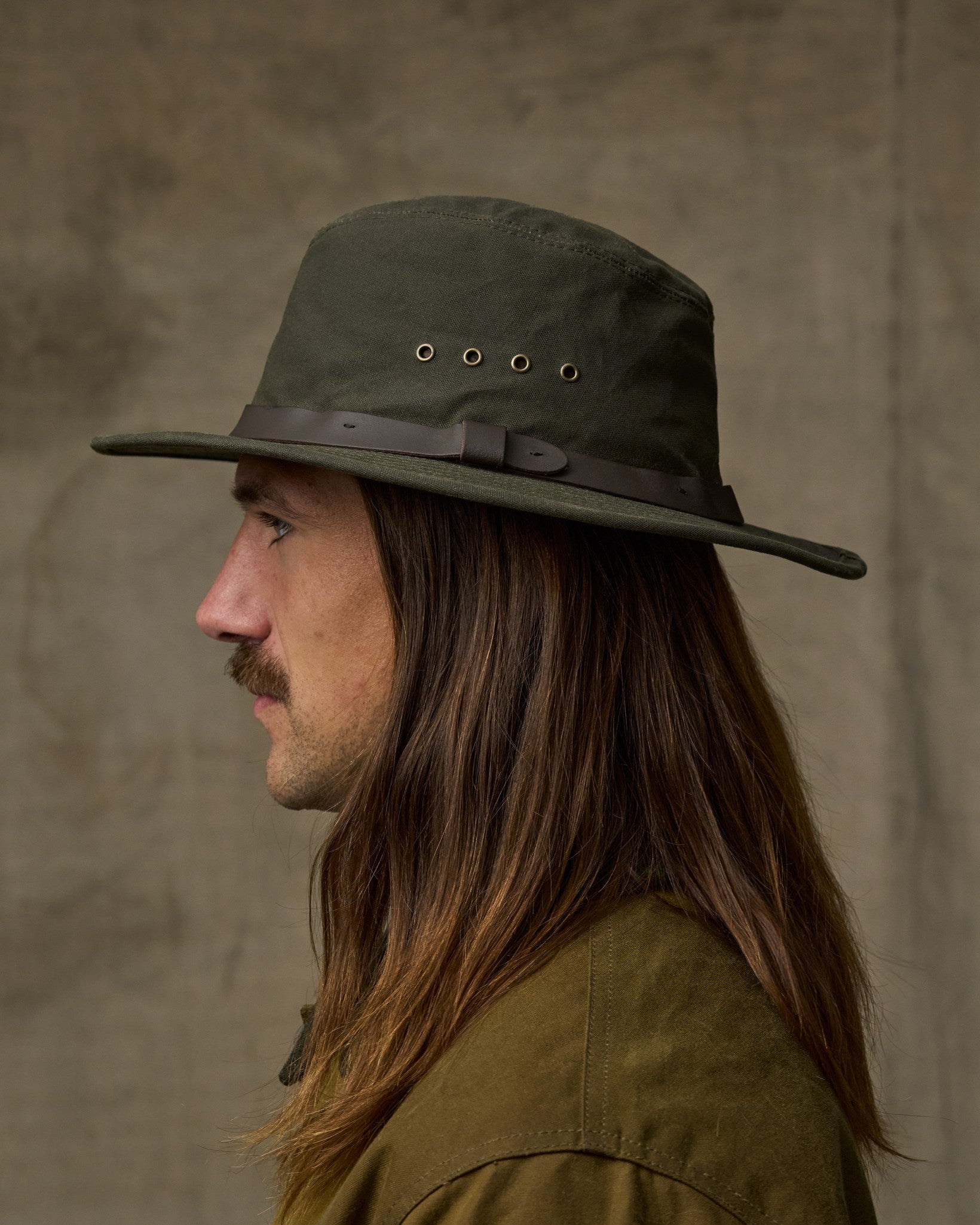 Tin Cloth Packer Hat - Otter Green - Image 4