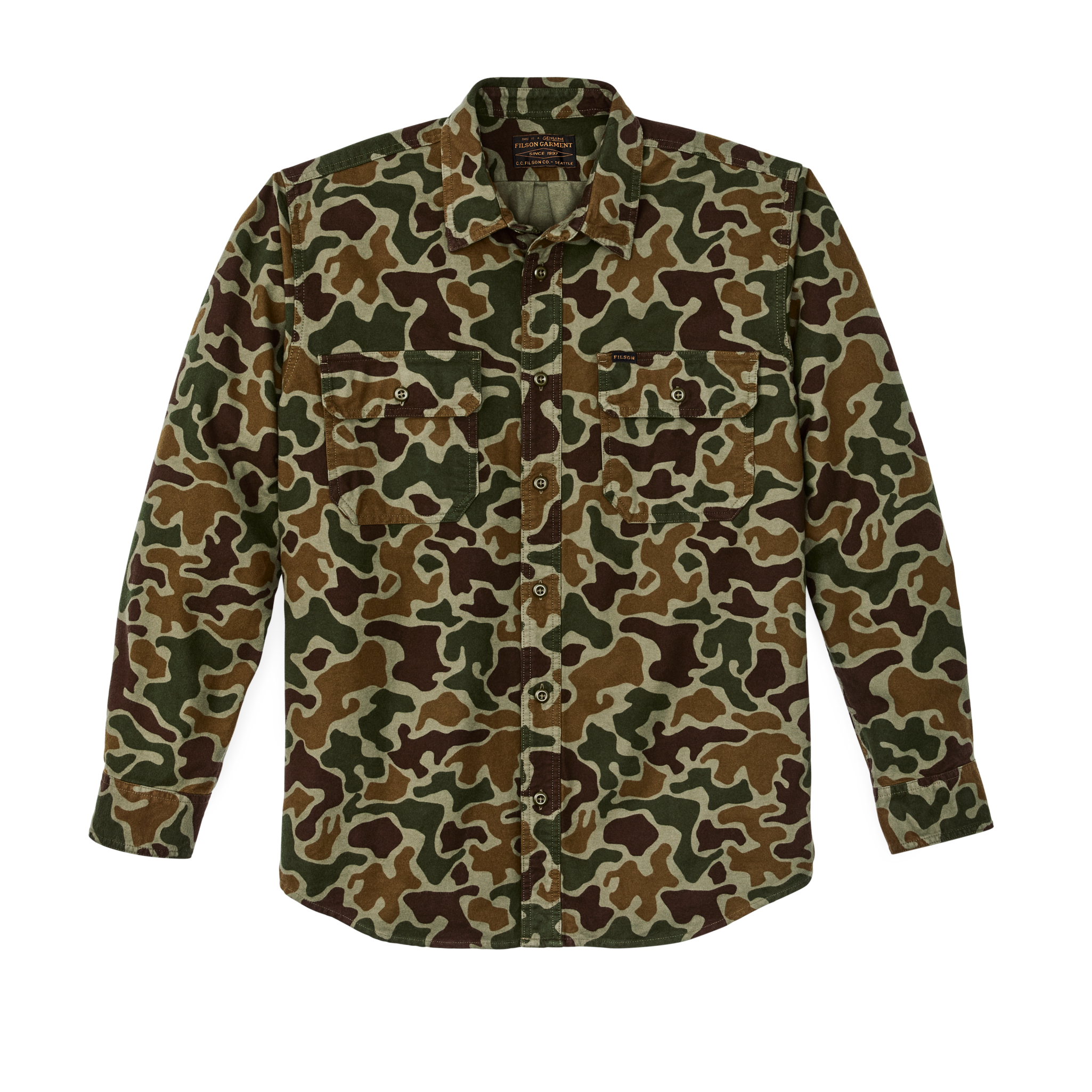 Field Flannel Shirt - Frog Camo