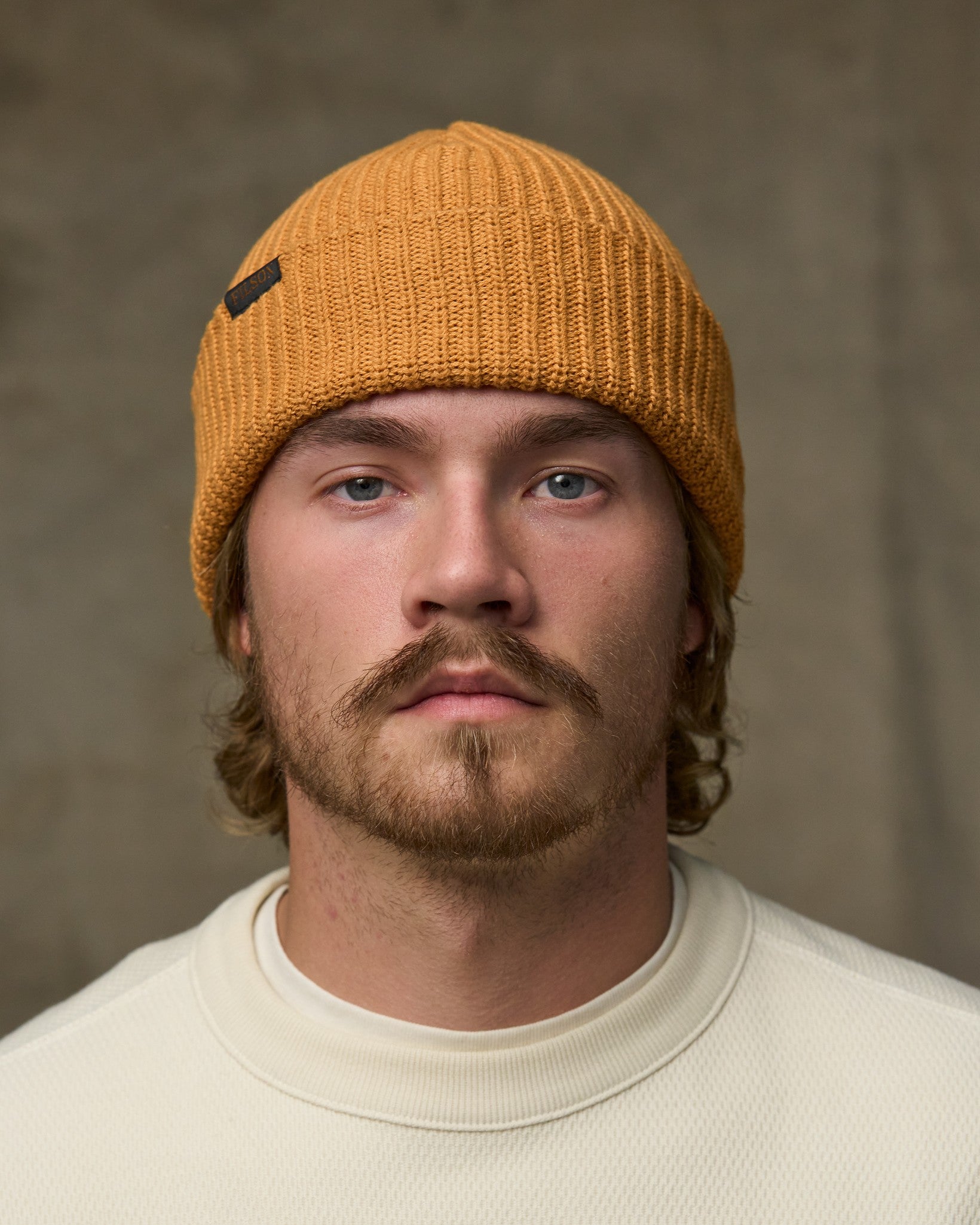 Cotton Watch Cap - Gold Ochre