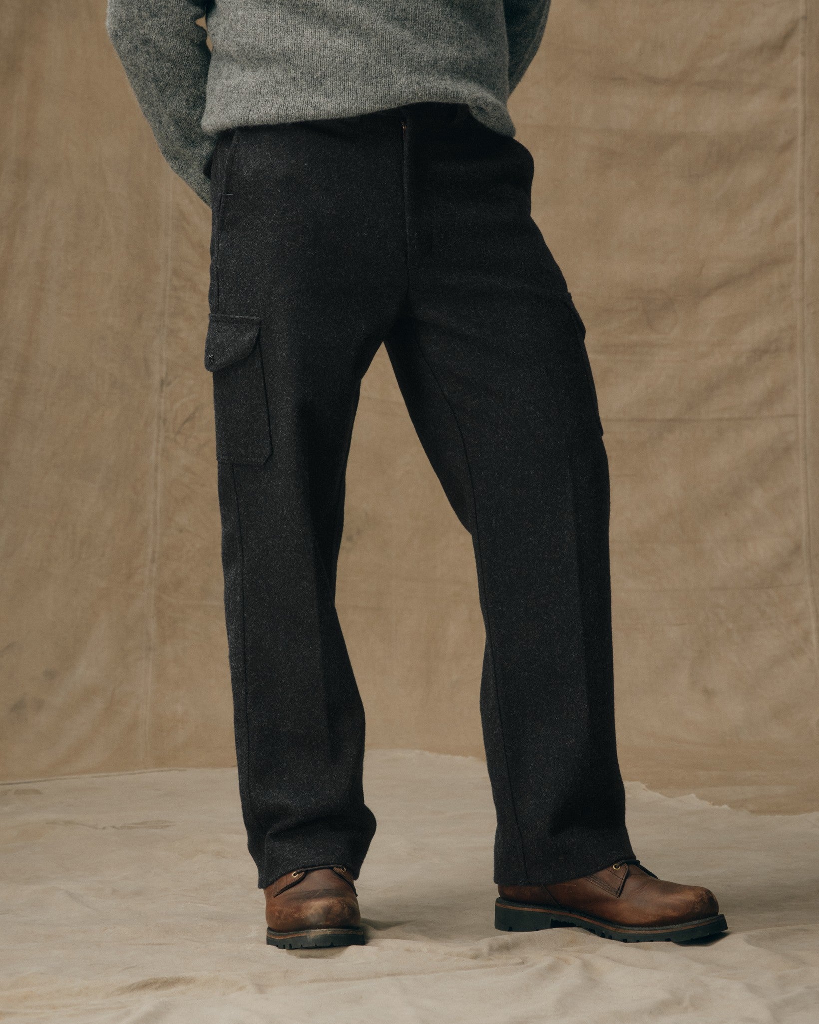Mackinaw Wool Field Pants - Charcoal
