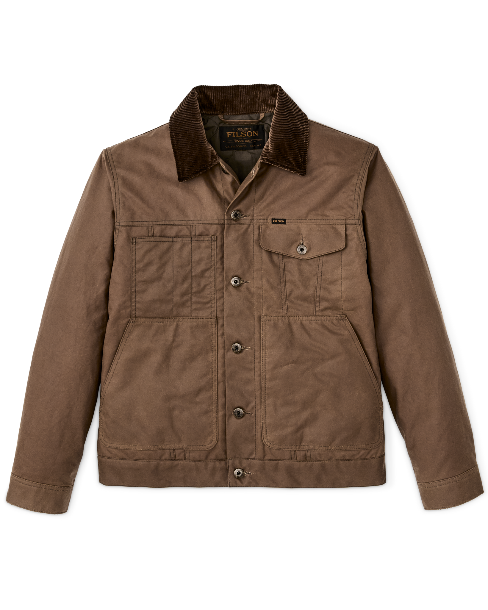 Insulated Short Cruiser Jacket - Dark Brown