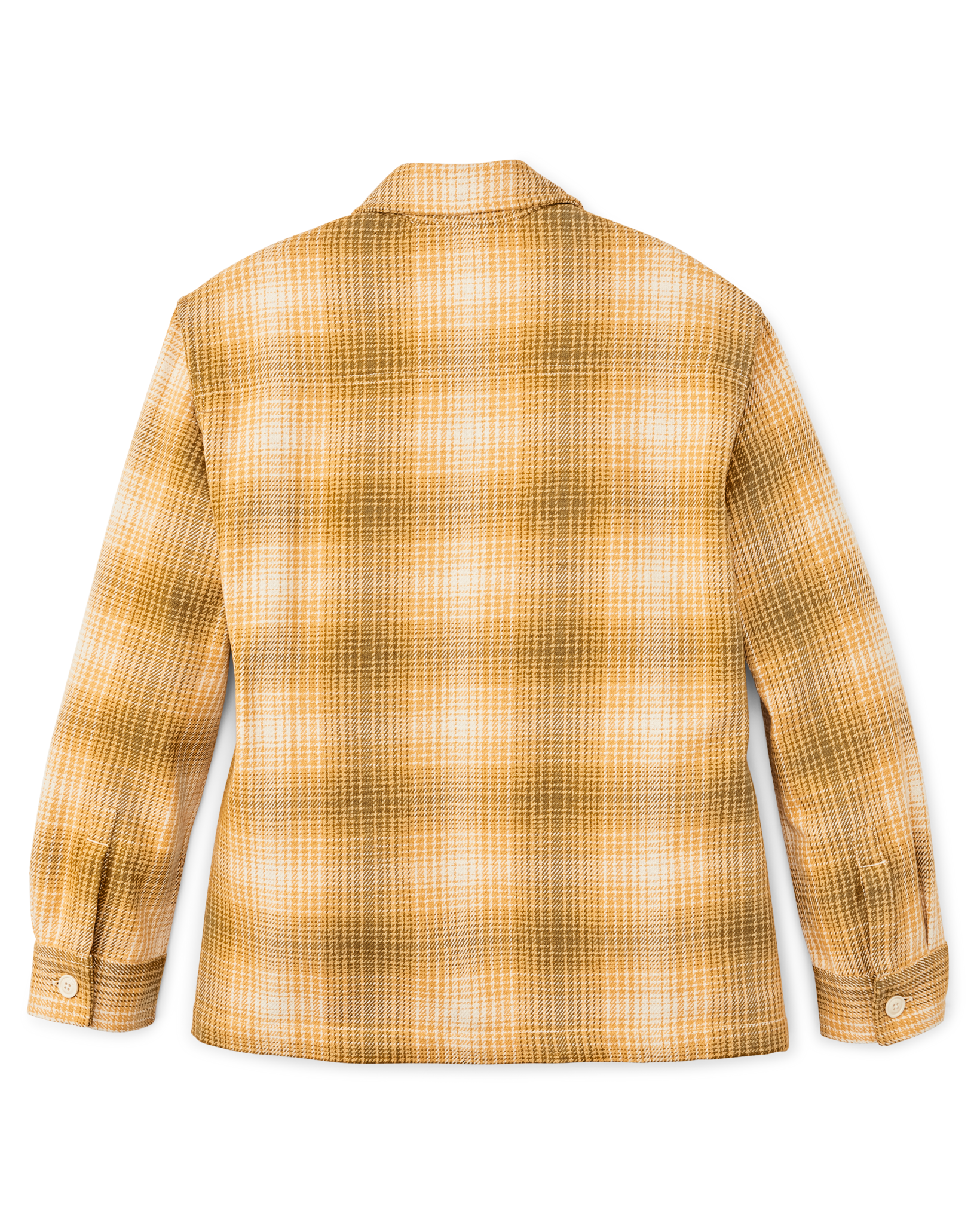 Women's Deer Island Jac-shirt - Ochre / Cream Plaid - Image 2