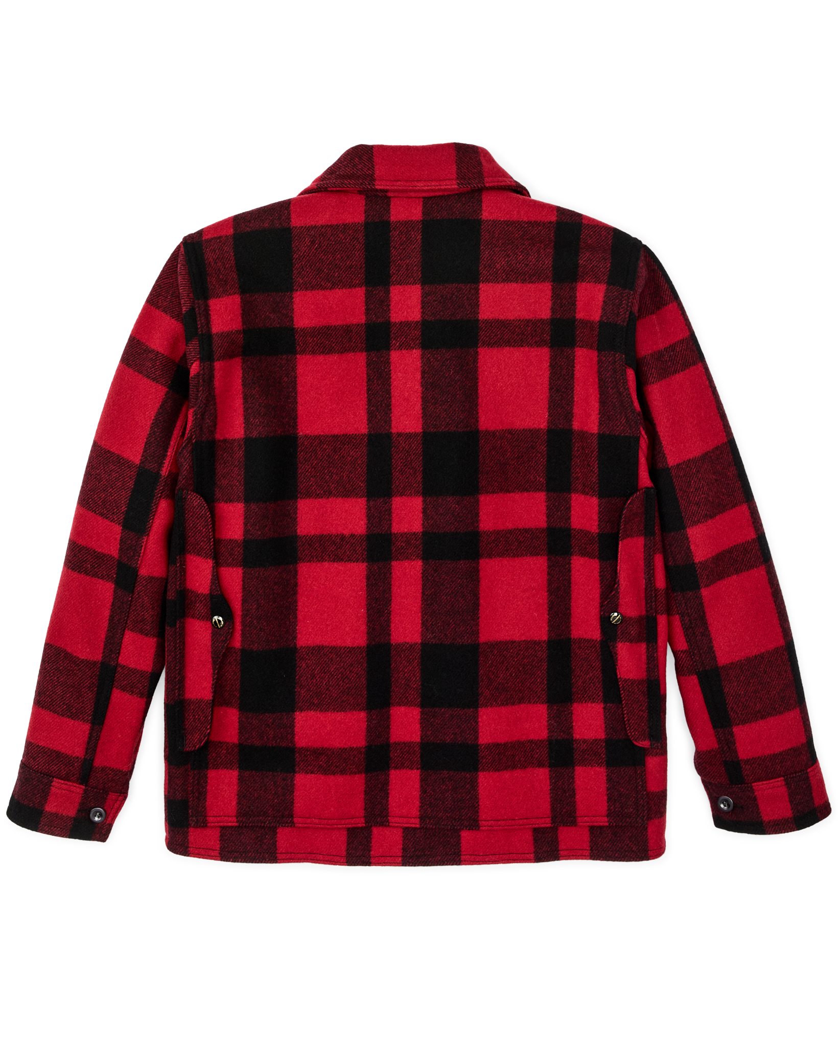 1940s Mackinaw Wool Cruiser Jacket - Red / Black Heritage Plaid - Image 2