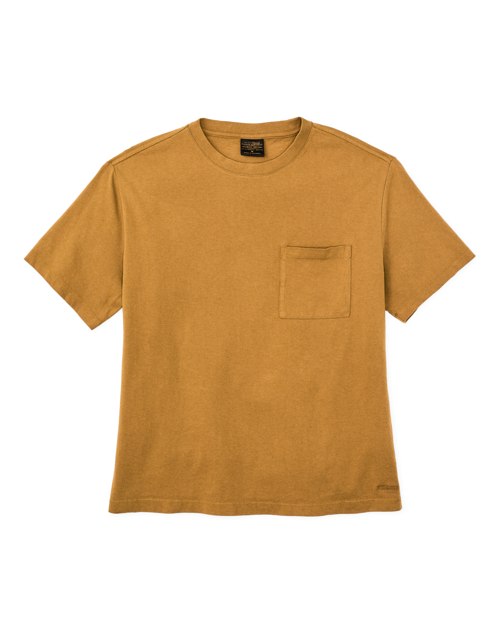 Women's Short Sleeve Pocket Tee - Bronze Brown