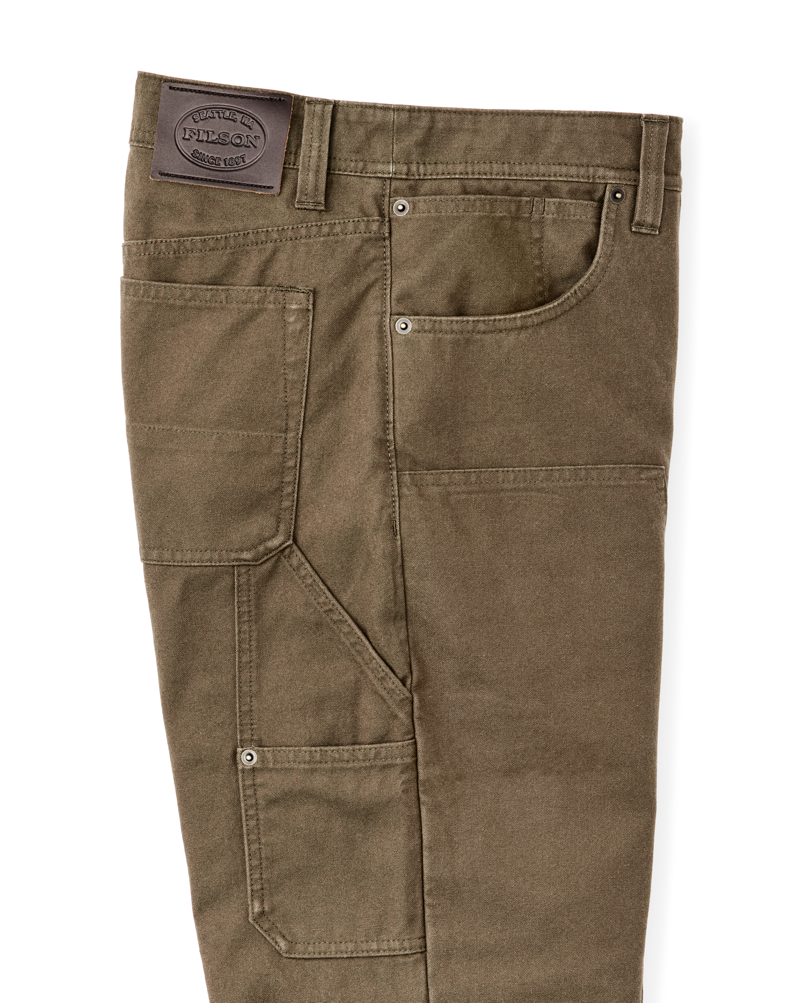 Dry Tin Double Front Pants - Marsh Olive - Image 7