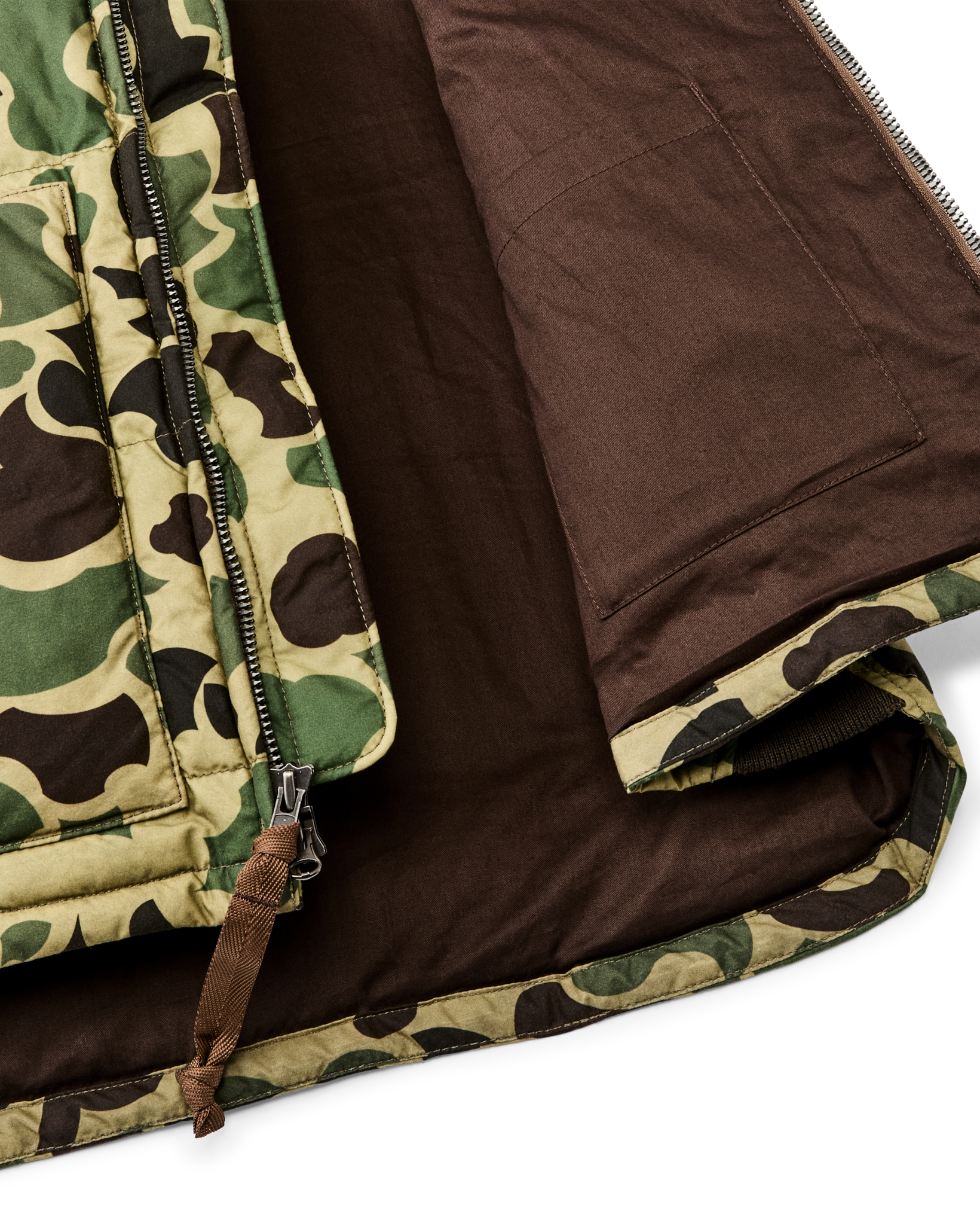 Waxed Down Vest - Tundra Shrub Camo - Image 8