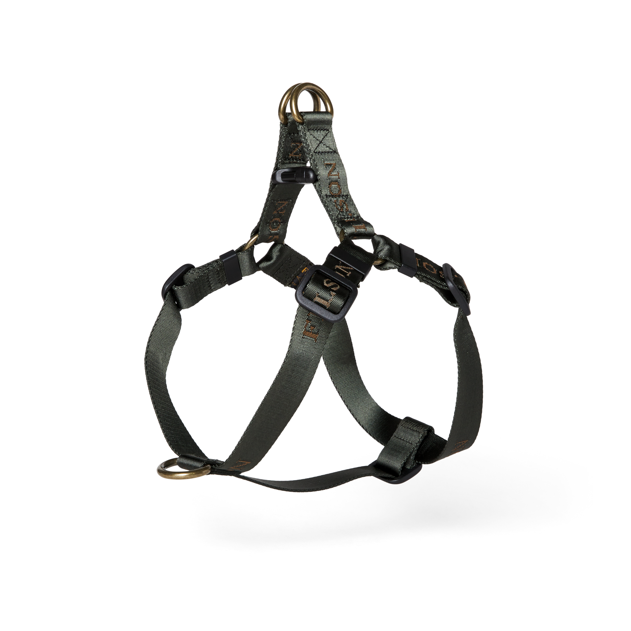 Adjustable Nylon Harness - Dark Timber