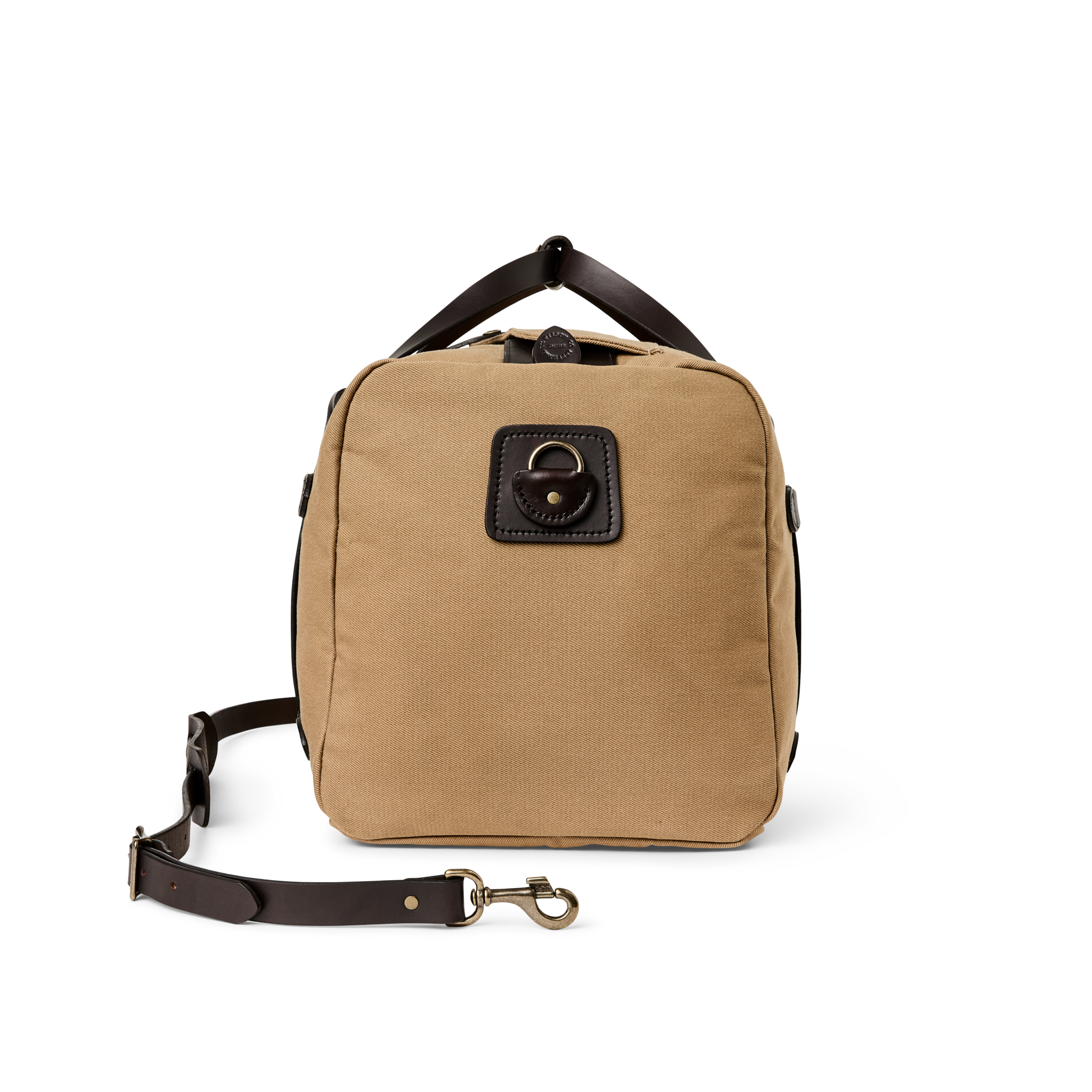 Medium Rugged Twill Duffle Bag - Tan - Image 5