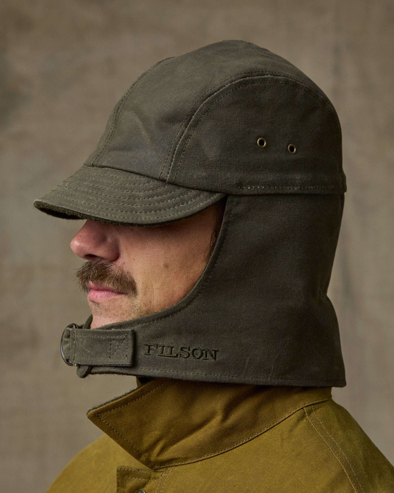 Tin Cloth Wildfowl Hat - Otter Green - Image 3