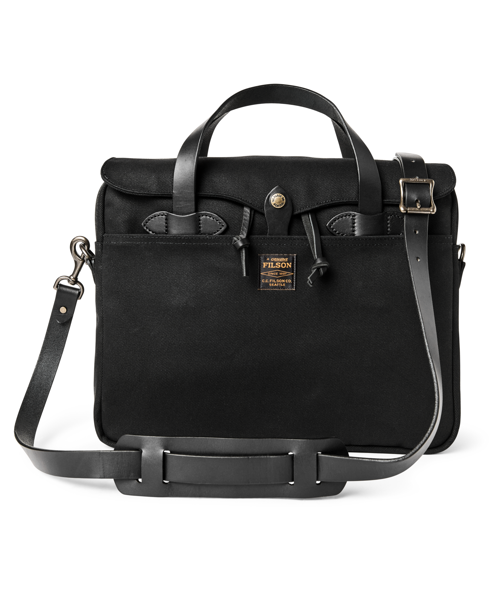 Rugged Twill Original Briefcase - Black - Image 3