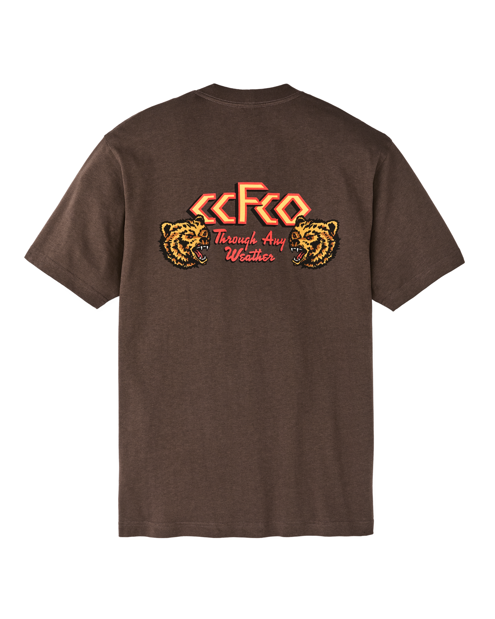 Any Weather Graphic T-shirt - Dark Brown / Any Weather