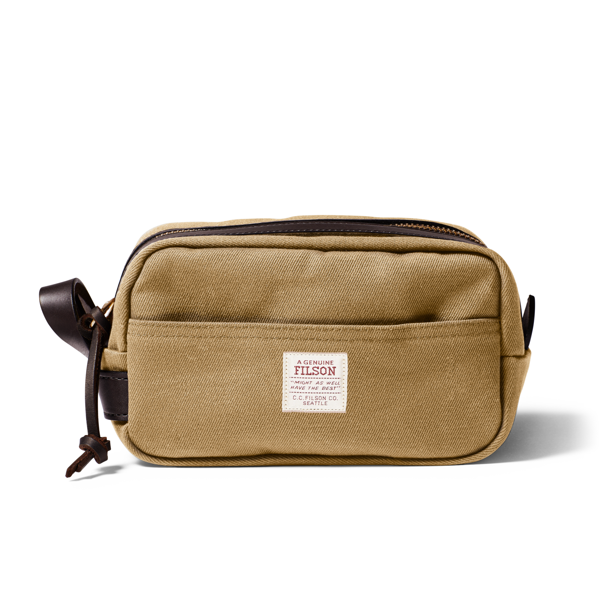 Rugged Twill Dopp Kit - Tan