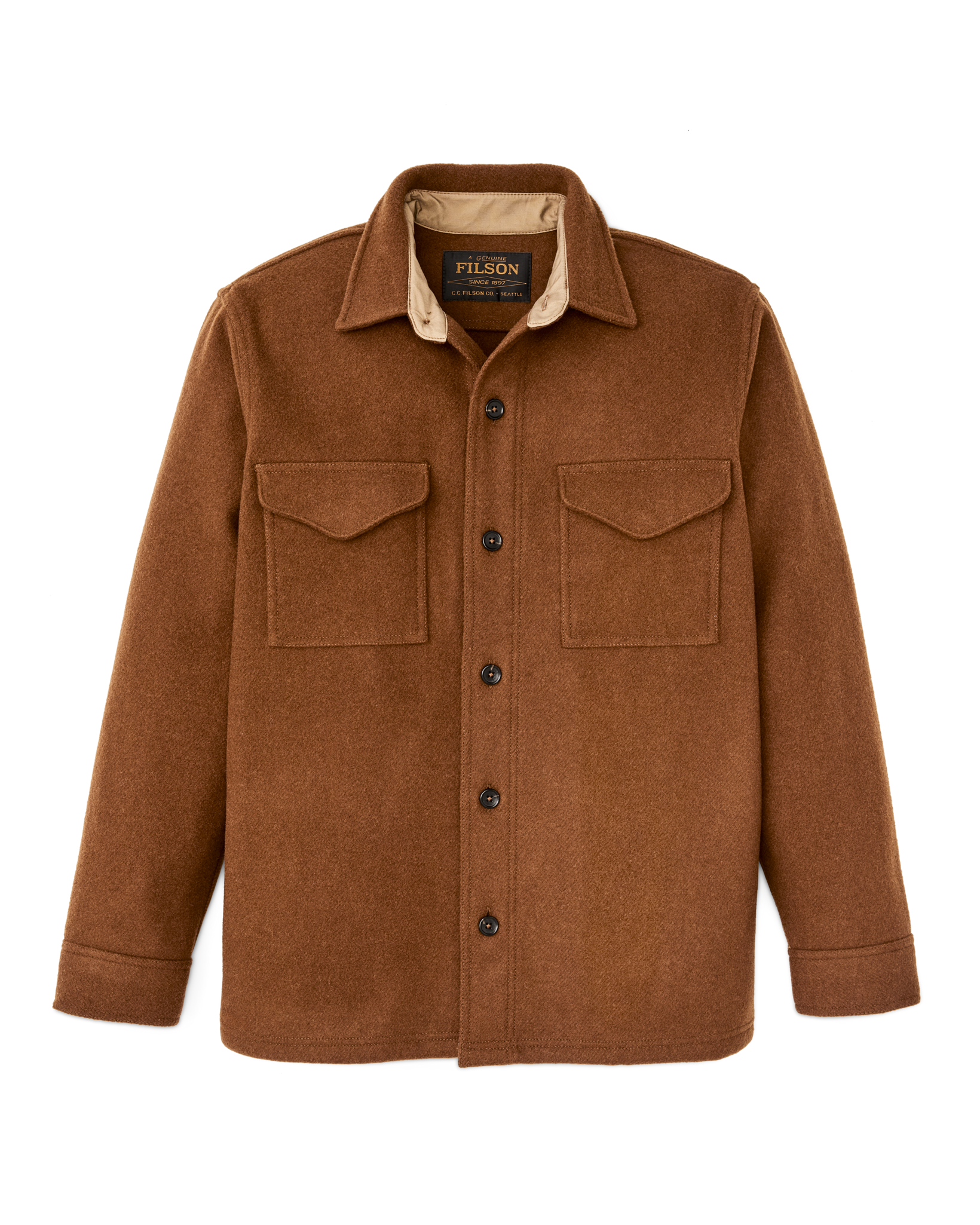Mackinaw Wool Jac-shirt - Chessie Tan - Image 4