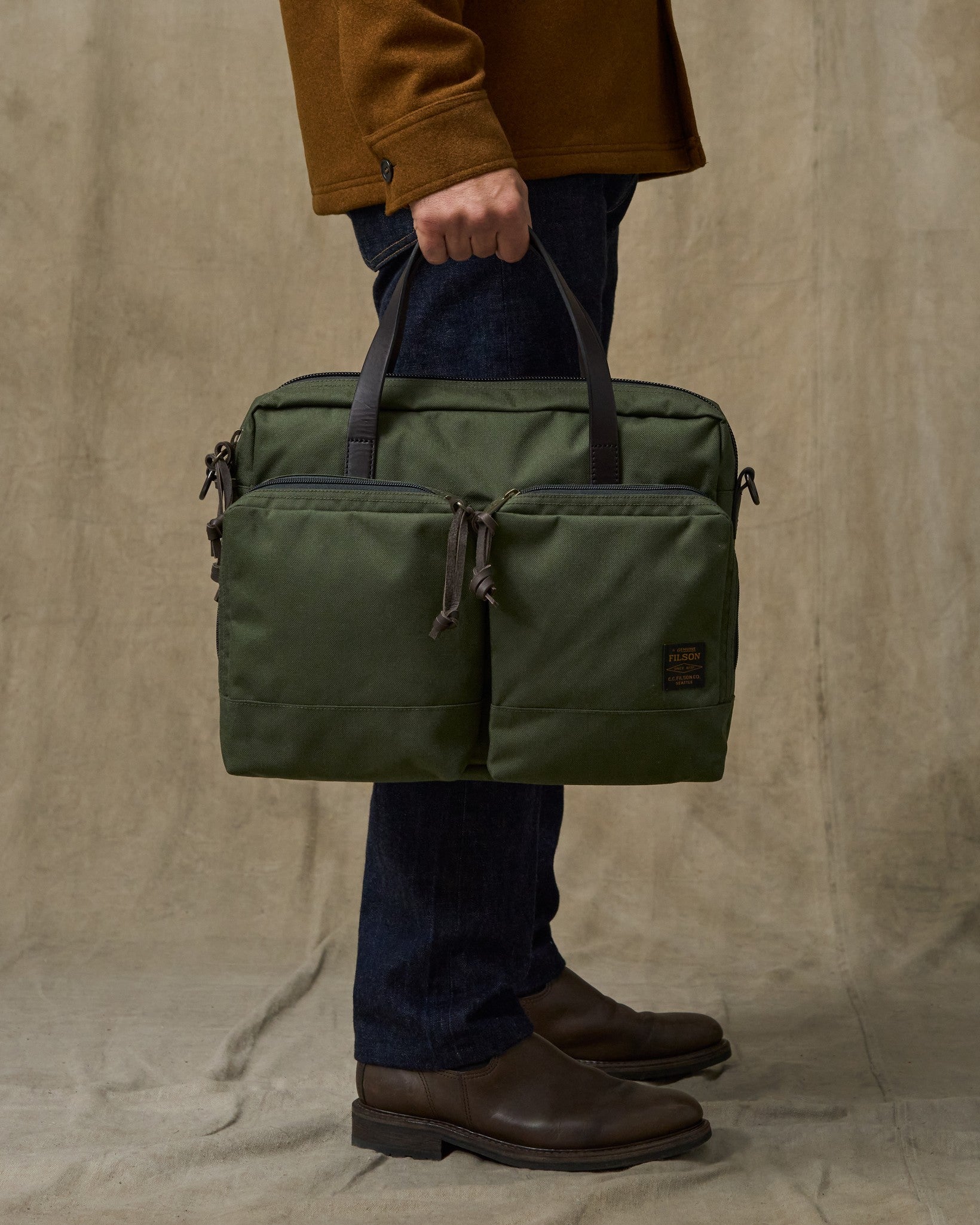 Dryden Briefcase - Otter Green - Image 2