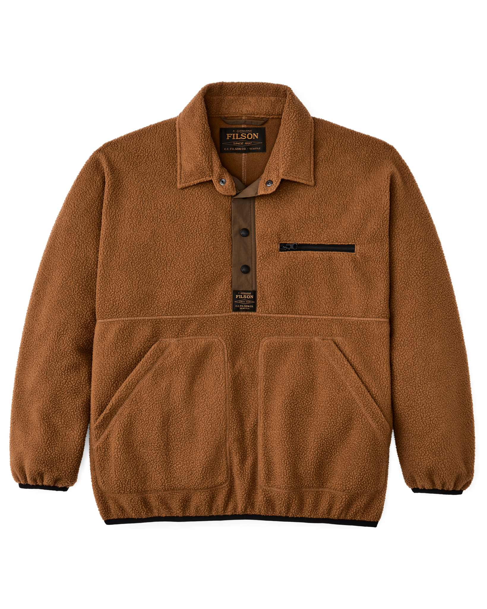 Pile Fleece Pullover - Whiskey