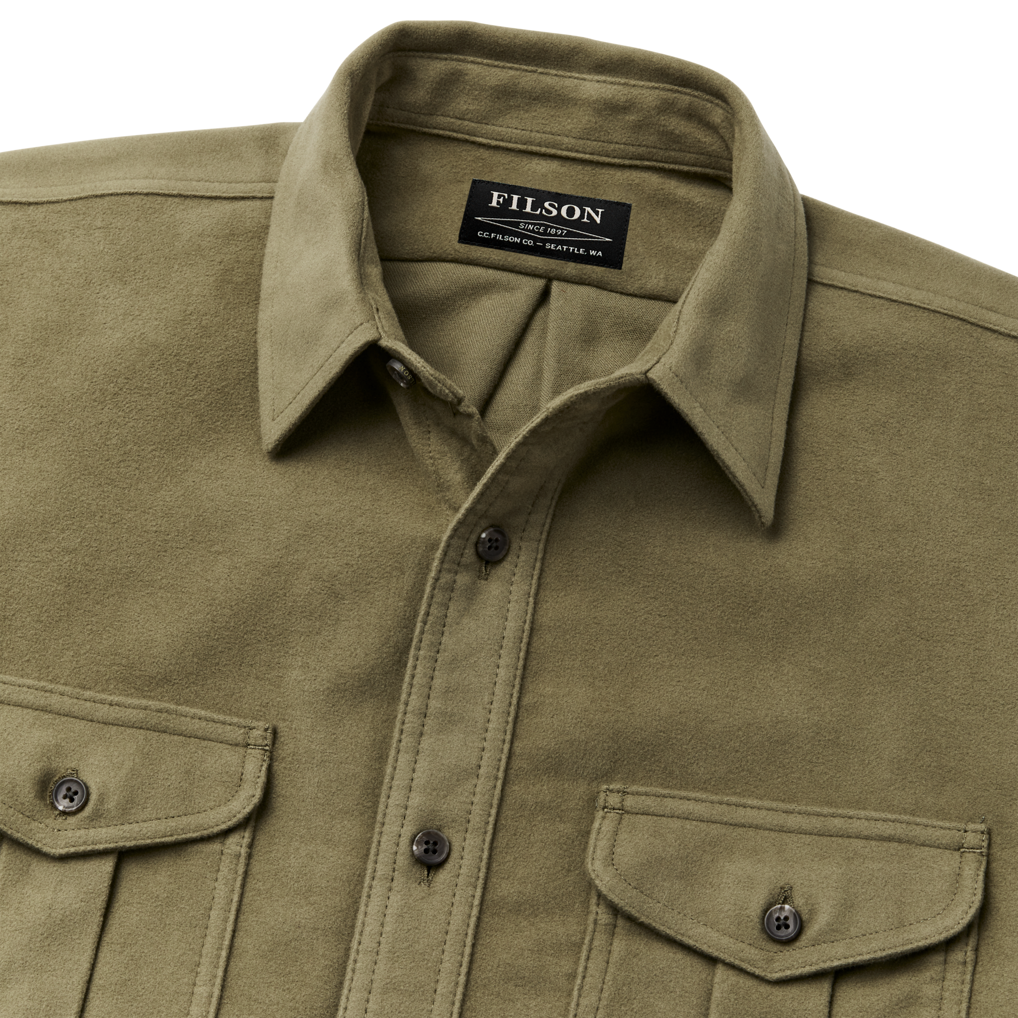Moleskin Seattle Shirt - Lovat - Image 6