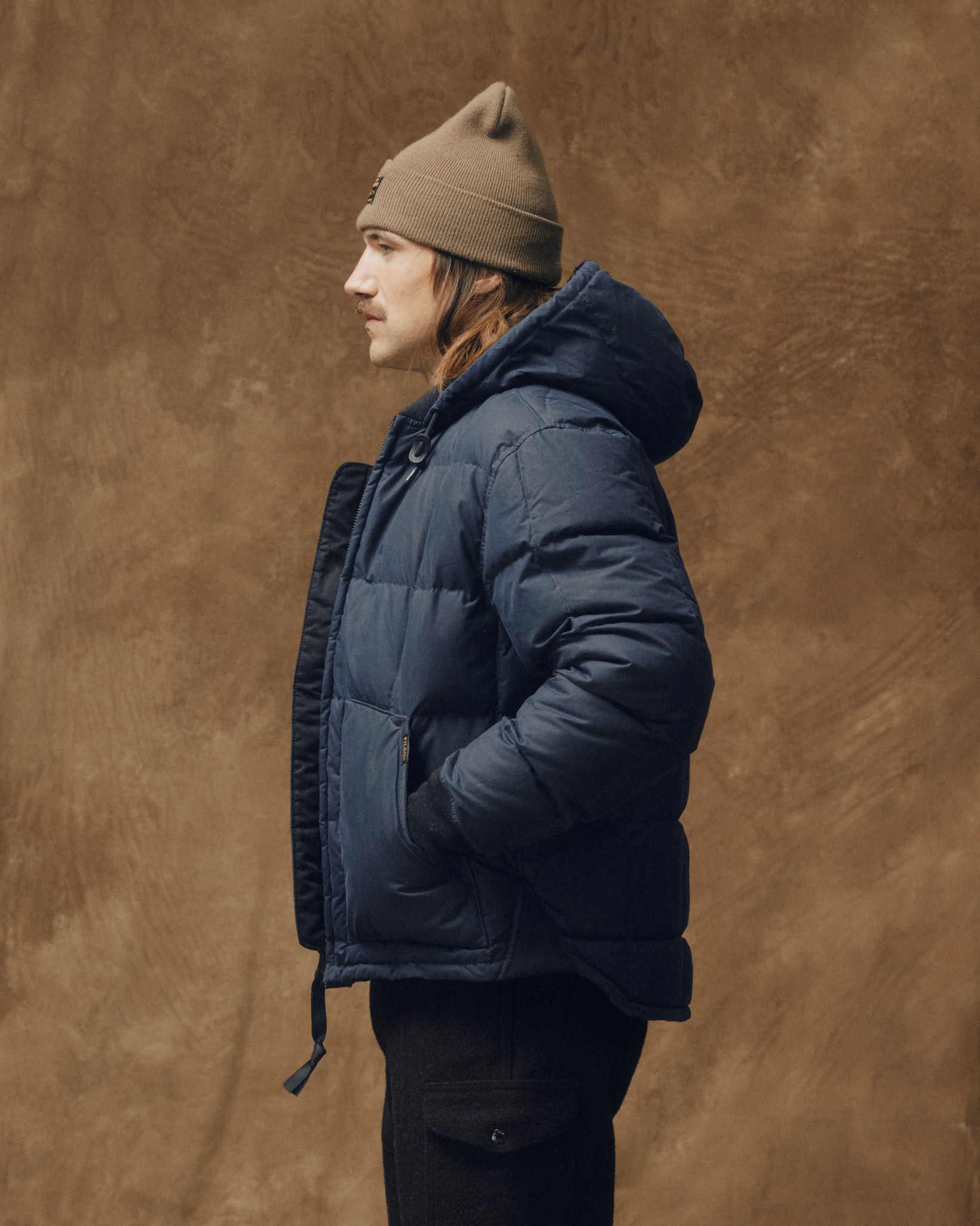 Waxed Down Jacket - Night Sky - Image 3