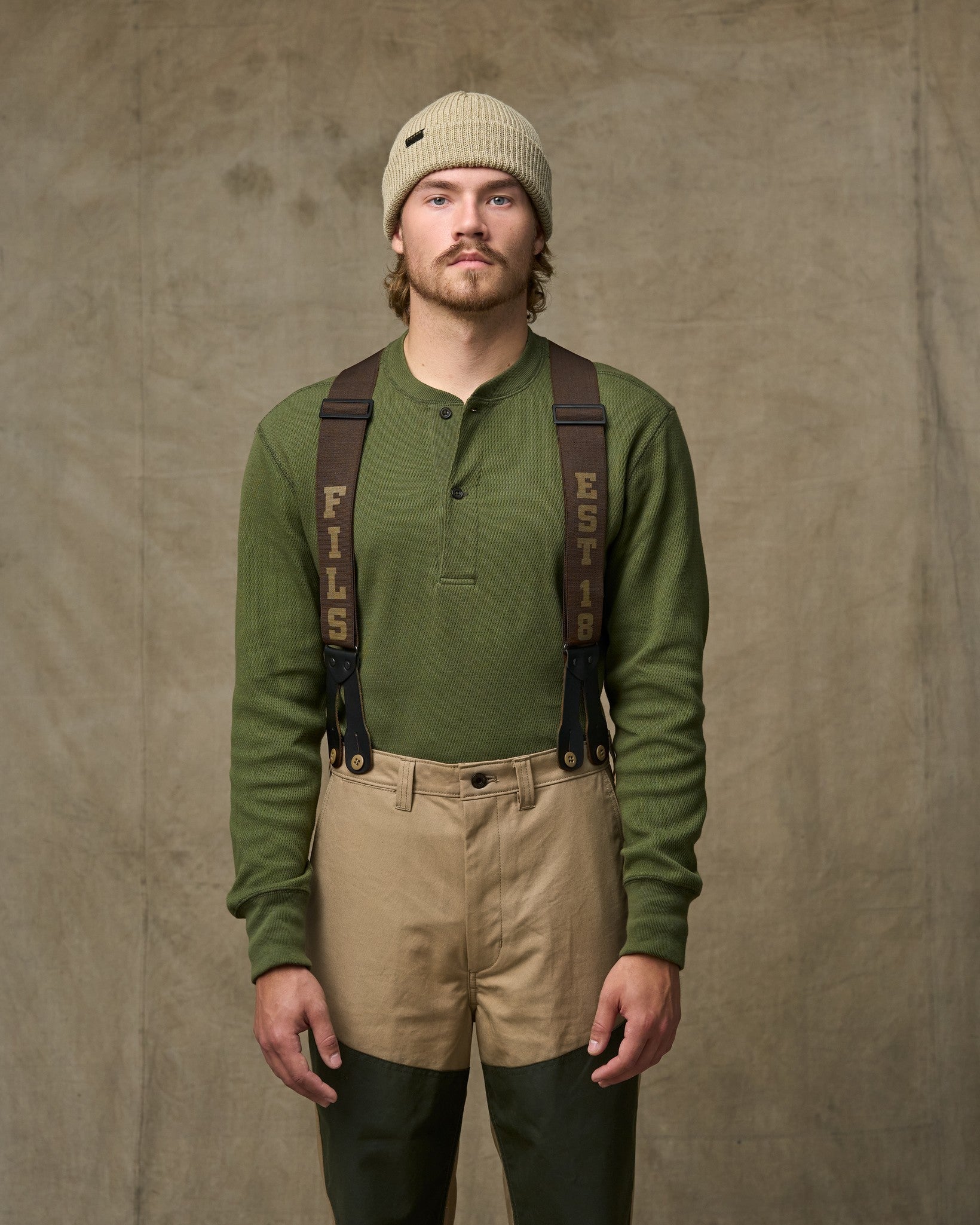 Filson Logger Suspenders - Dark Brown