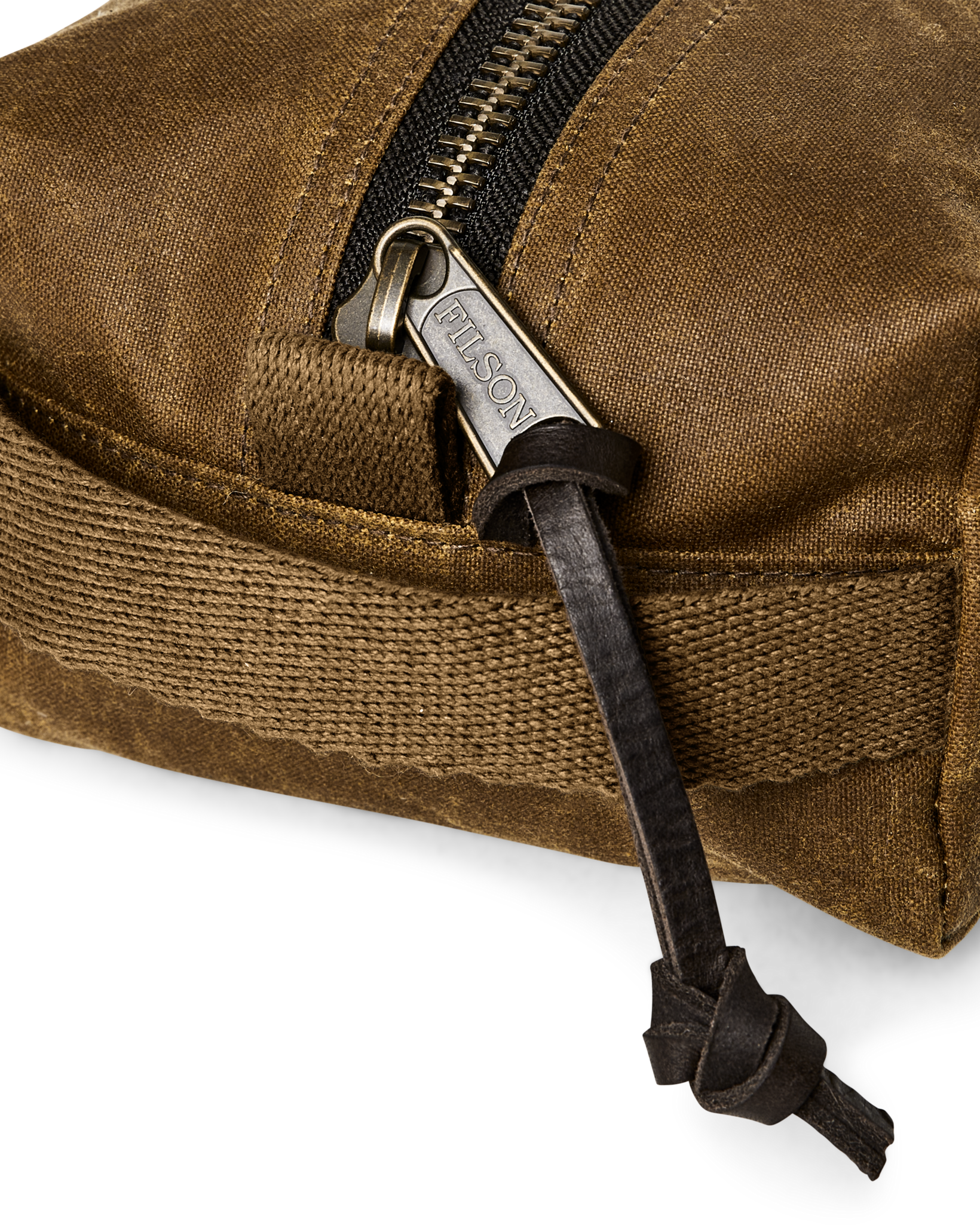 Tin Cloth Dopp Kit - Dark Tan - Image 4