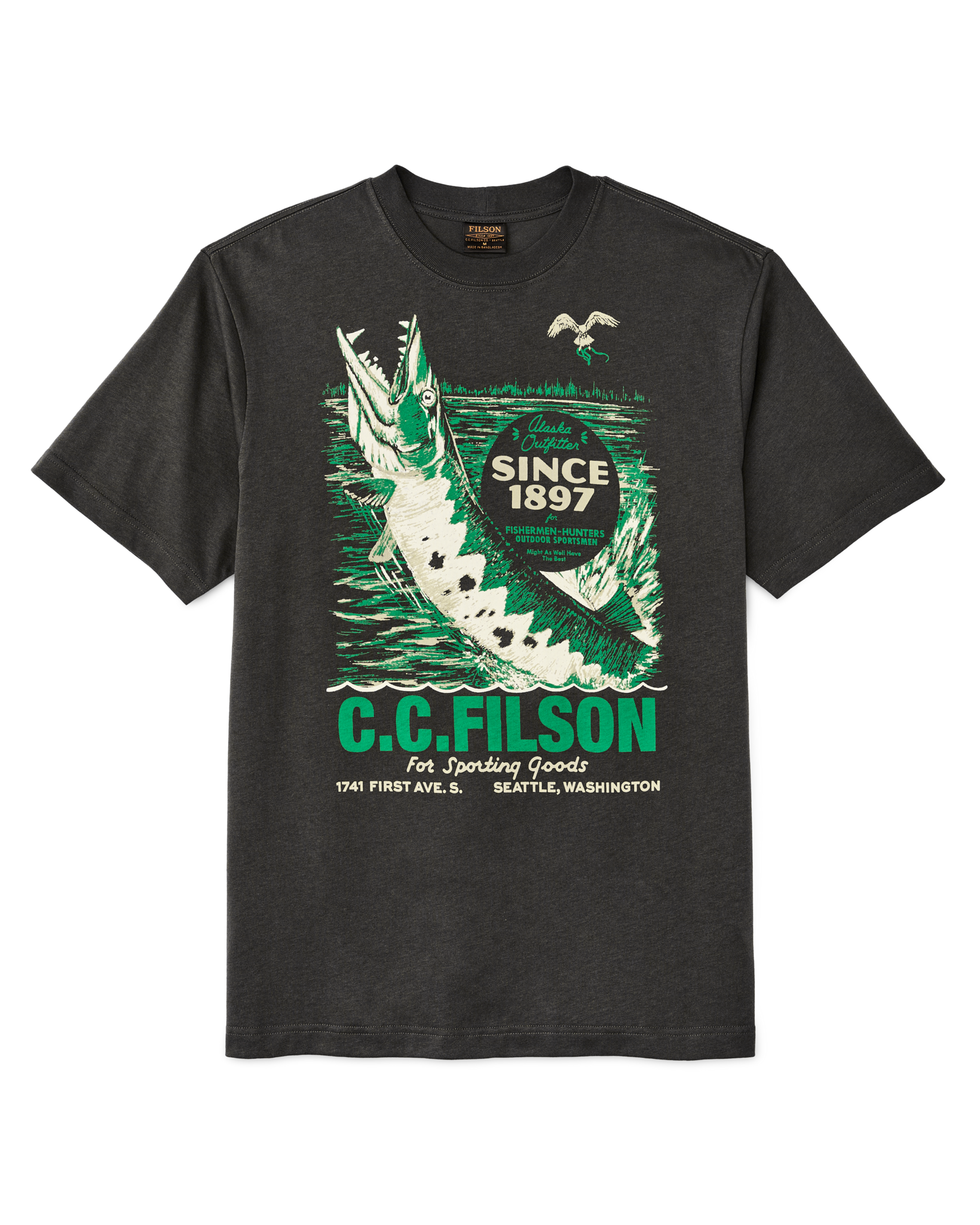 Short Sleeve Sporting Goods Graphic T-shirt - Peat / Sporting Goods
