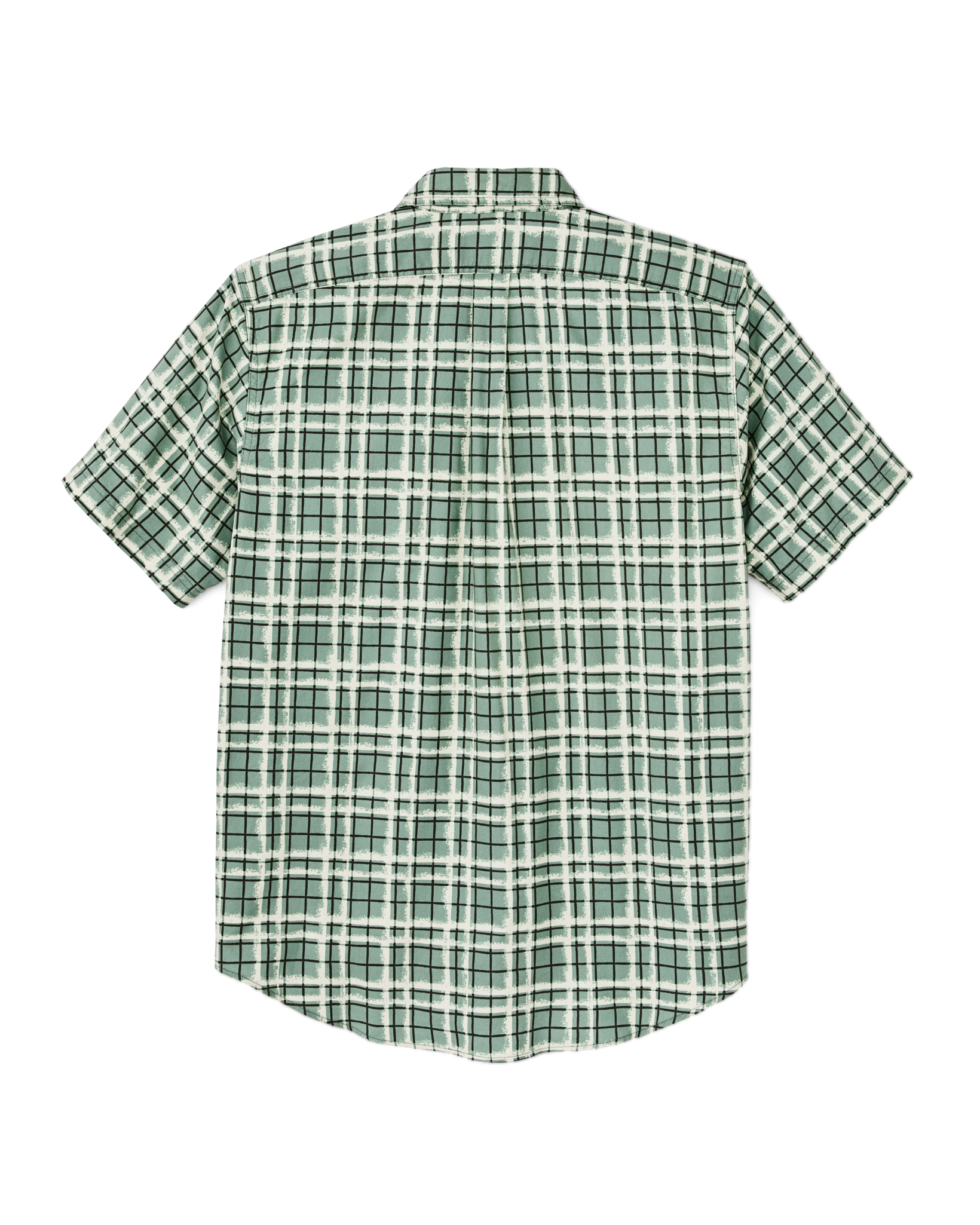 Short Sleeve Lightweight Alaskan Guide Shirt - Deep Sea / Speckle Plaid - Image 2