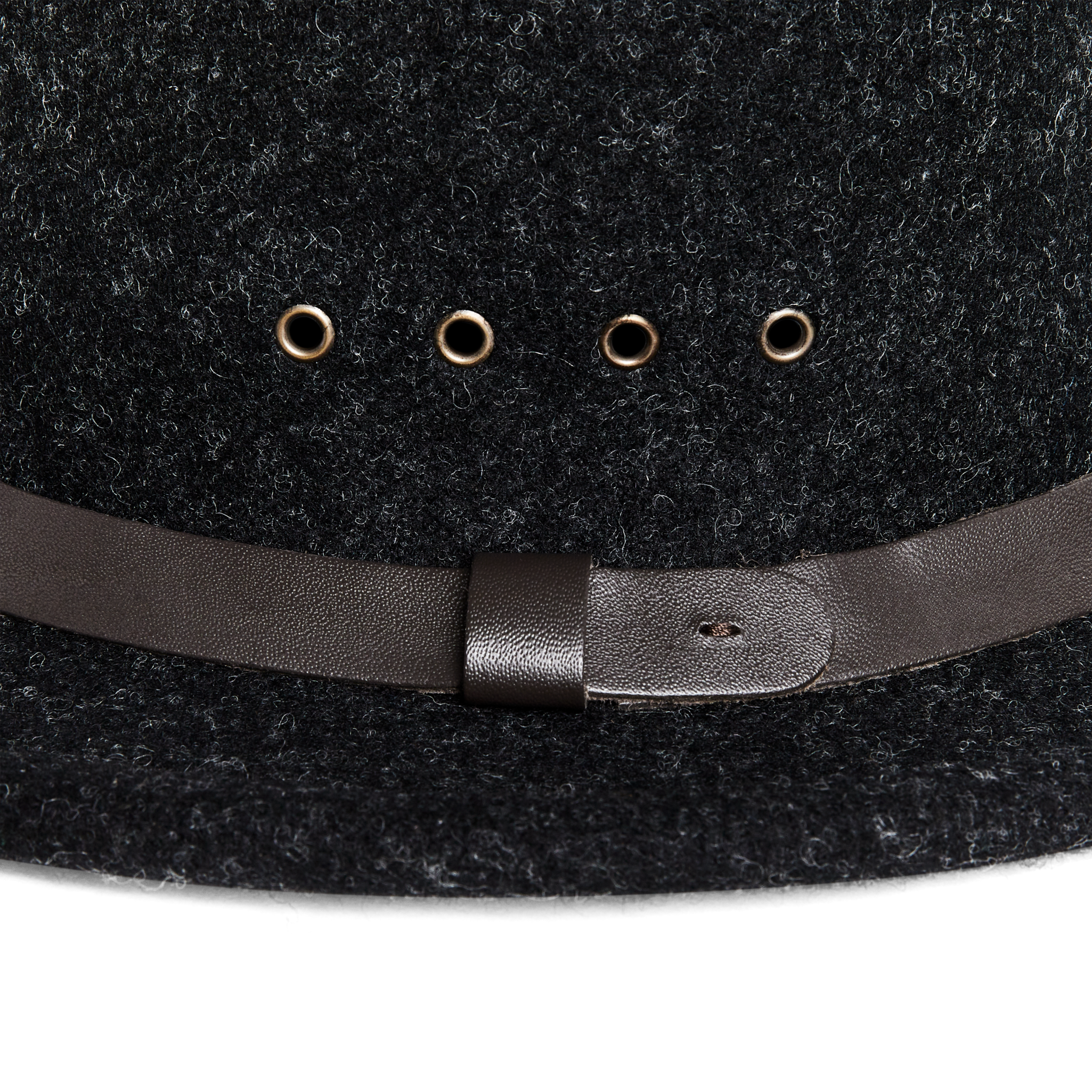 Wool Packer Hat - Charcoal - Image 2