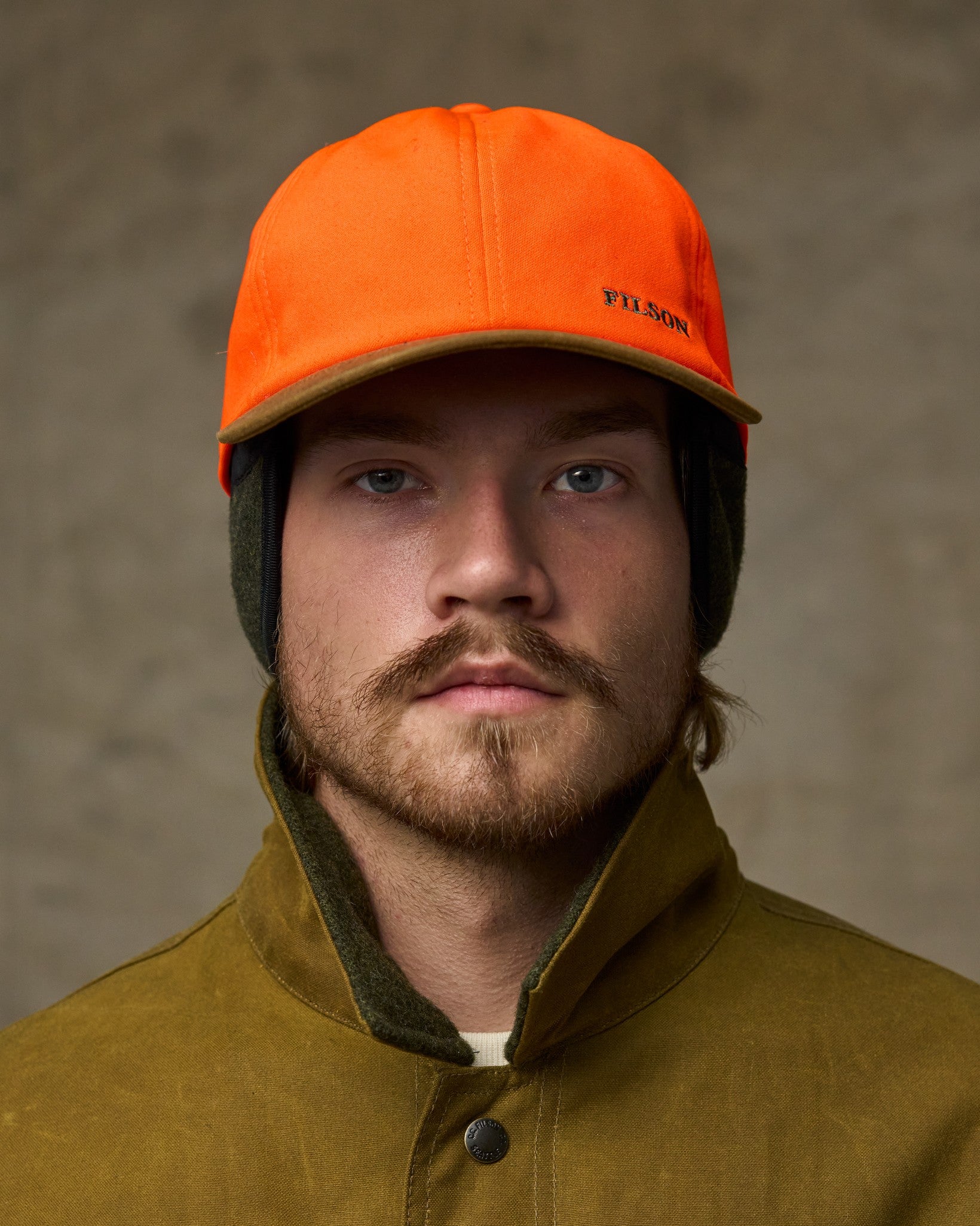 Insulated Blaze/tin Cloth Cap - Desert Tan / Blaze Orange - Image 4