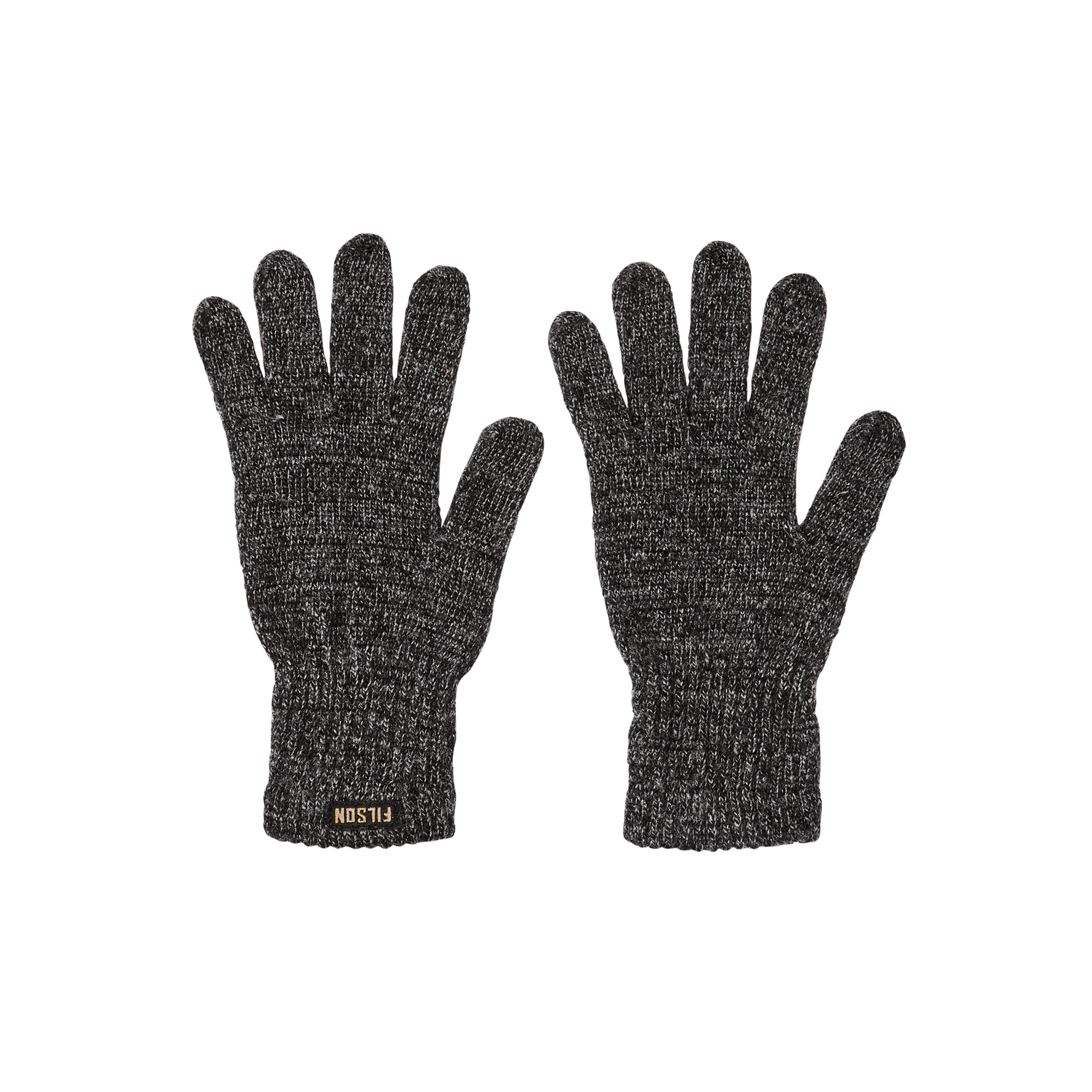 Full Finger Knit Gloves  - Charcoal