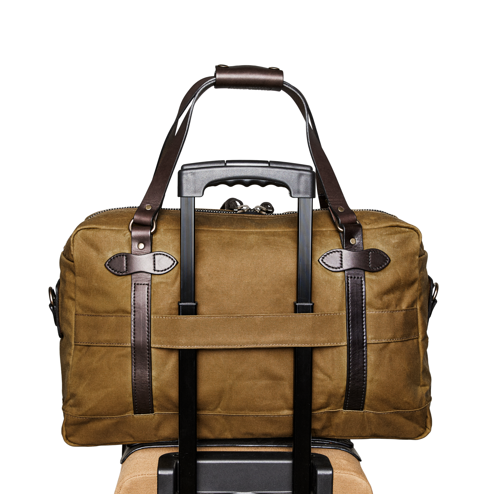 48 Hour Tin Cloth Duffle Bag - Dark Tan - Image 21