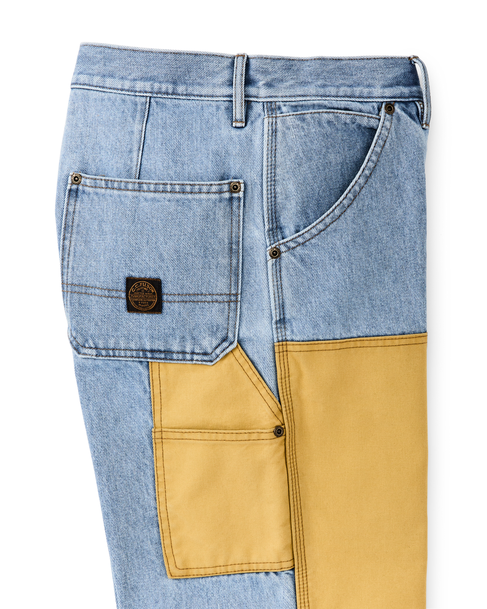 Women's 13-oz. Work Jeans - Stone Wash Indigo - Image 4