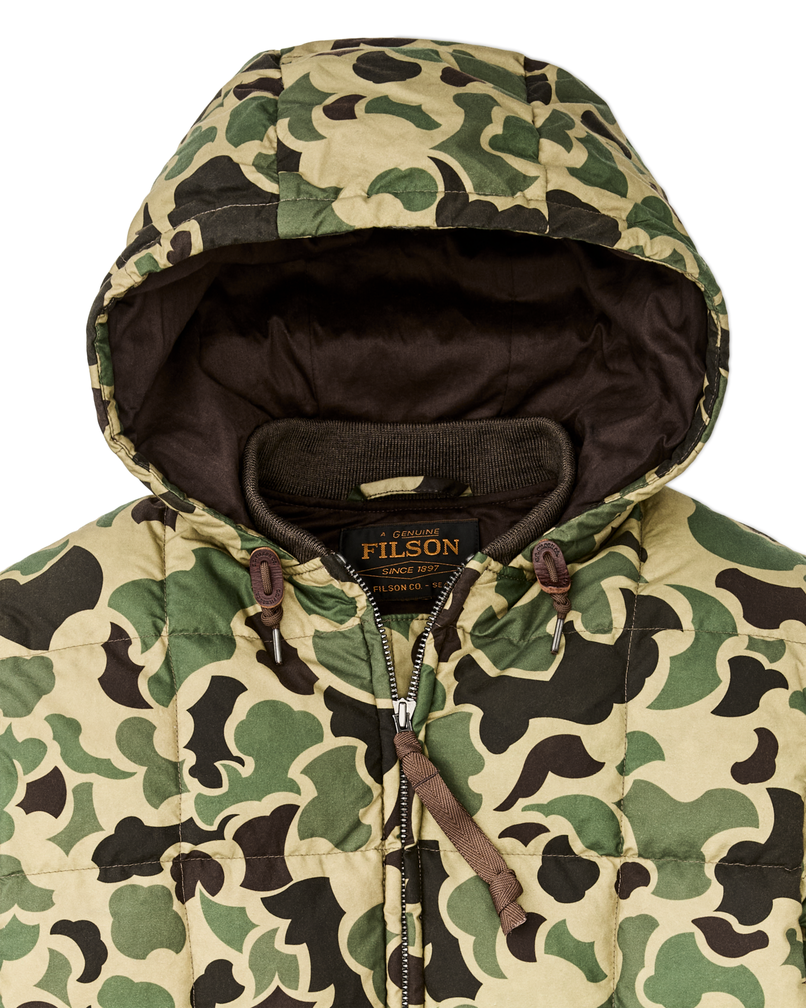 Waxed Down Jacket - Tundra Shrub Camo - Image 8