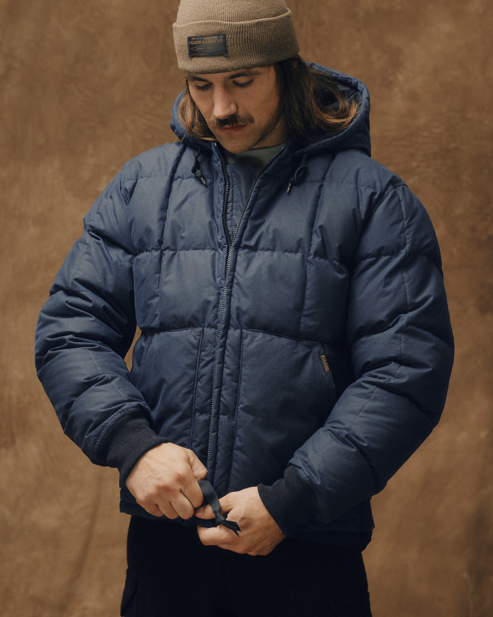Waxed Down Jacket - Night Sky - Image 4