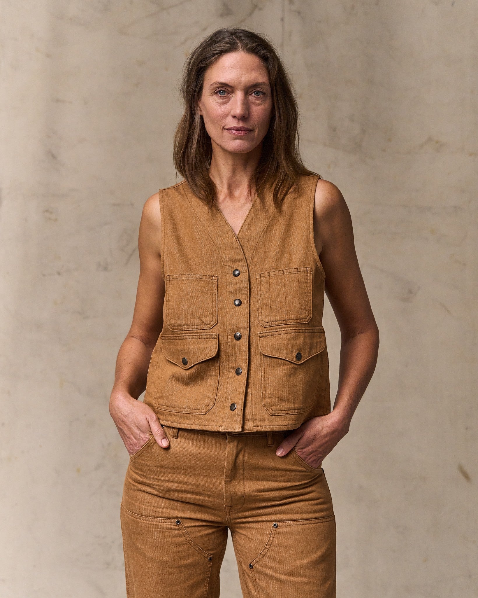 Women's Archive Cruiser Vest - Harvest Tan