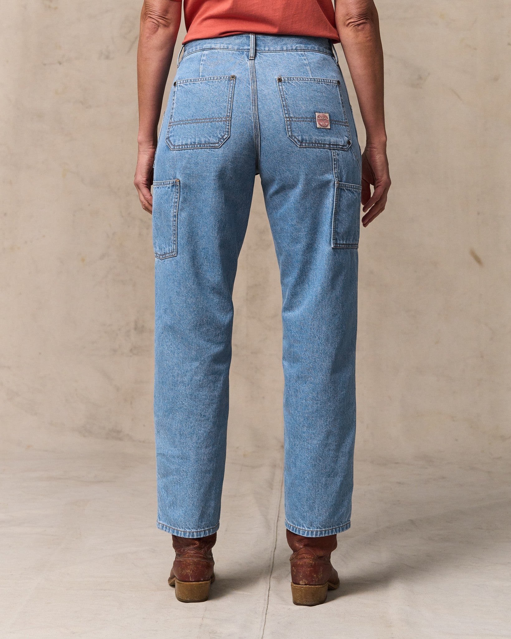 Women's 11-oz. Work Jeans - Medium Indigo - Image 2