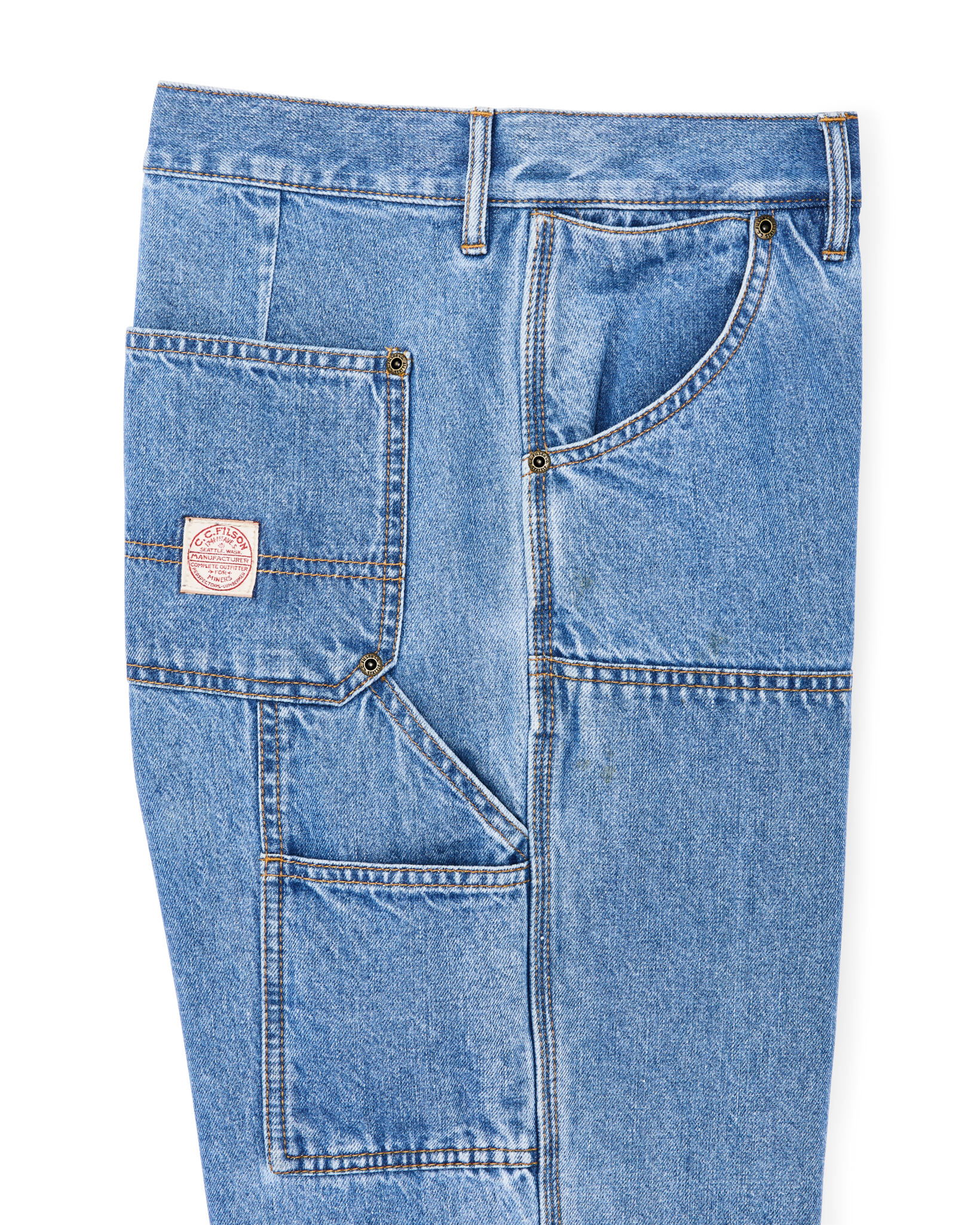 Women's 11-oz. Work Jeans - Medium Indigo - Image 10