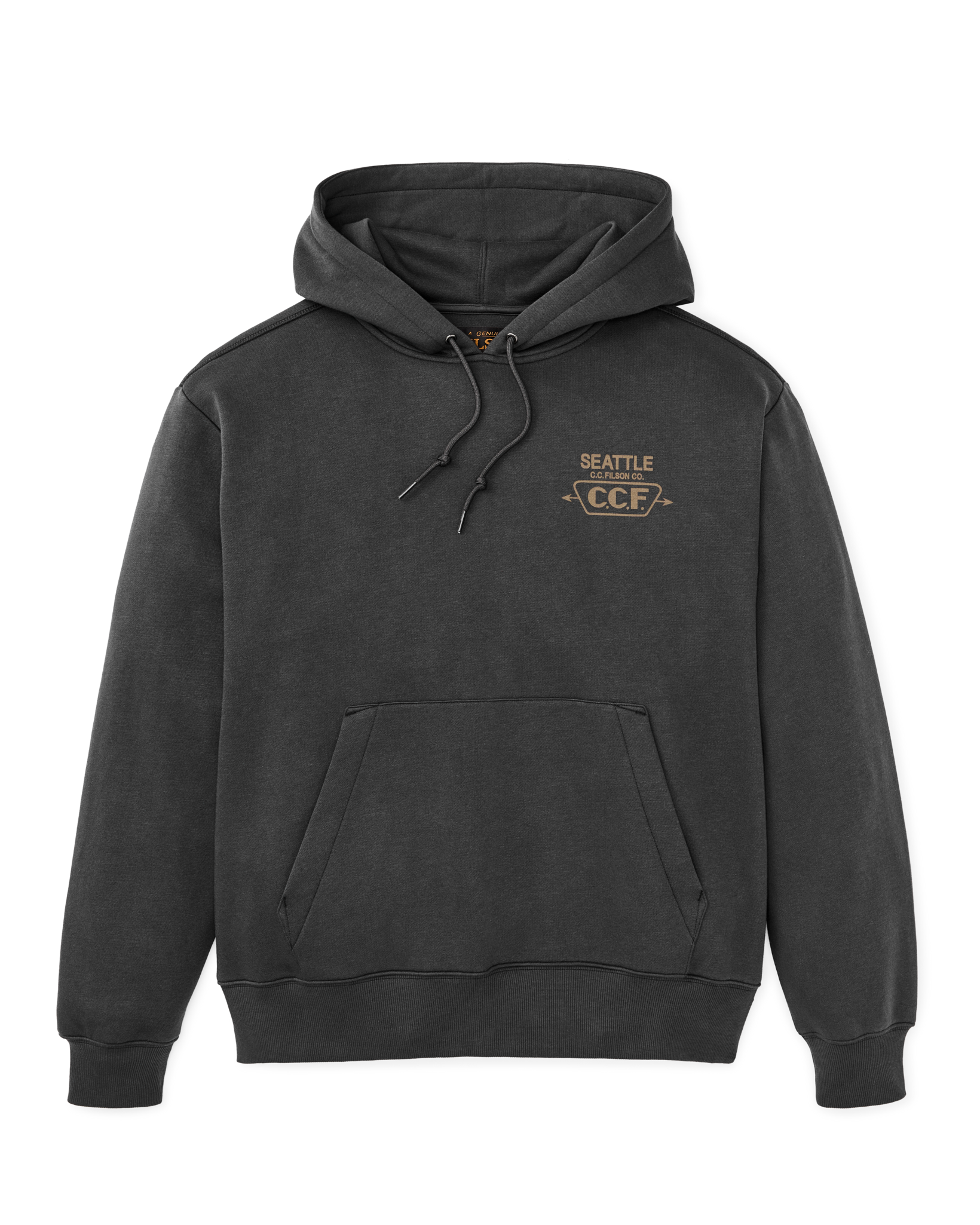 Seattle Graphic Hoodie - Faded Black - Image 2