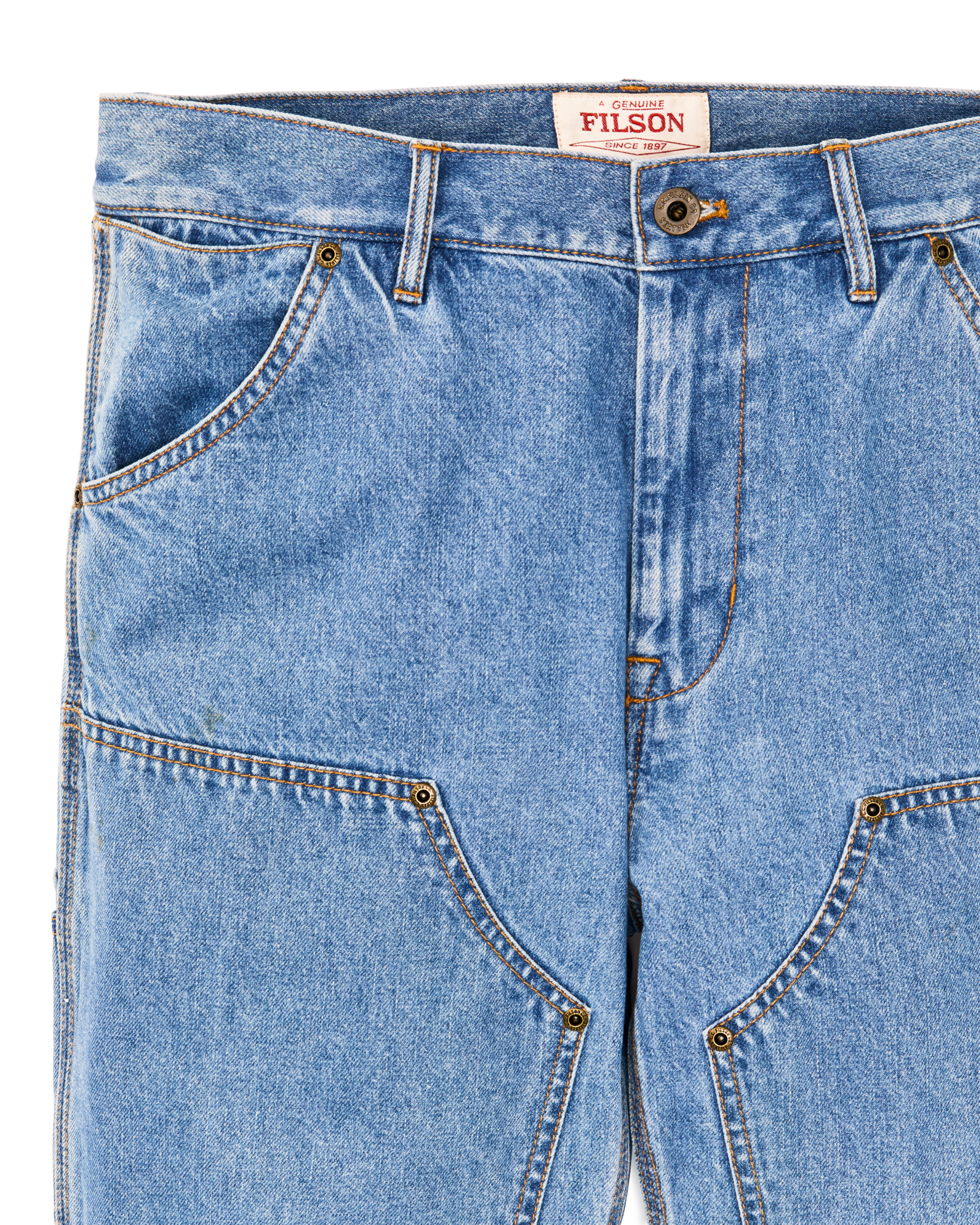 Women's 11-oz. Work Jeans - Medium Indigo - Image 7