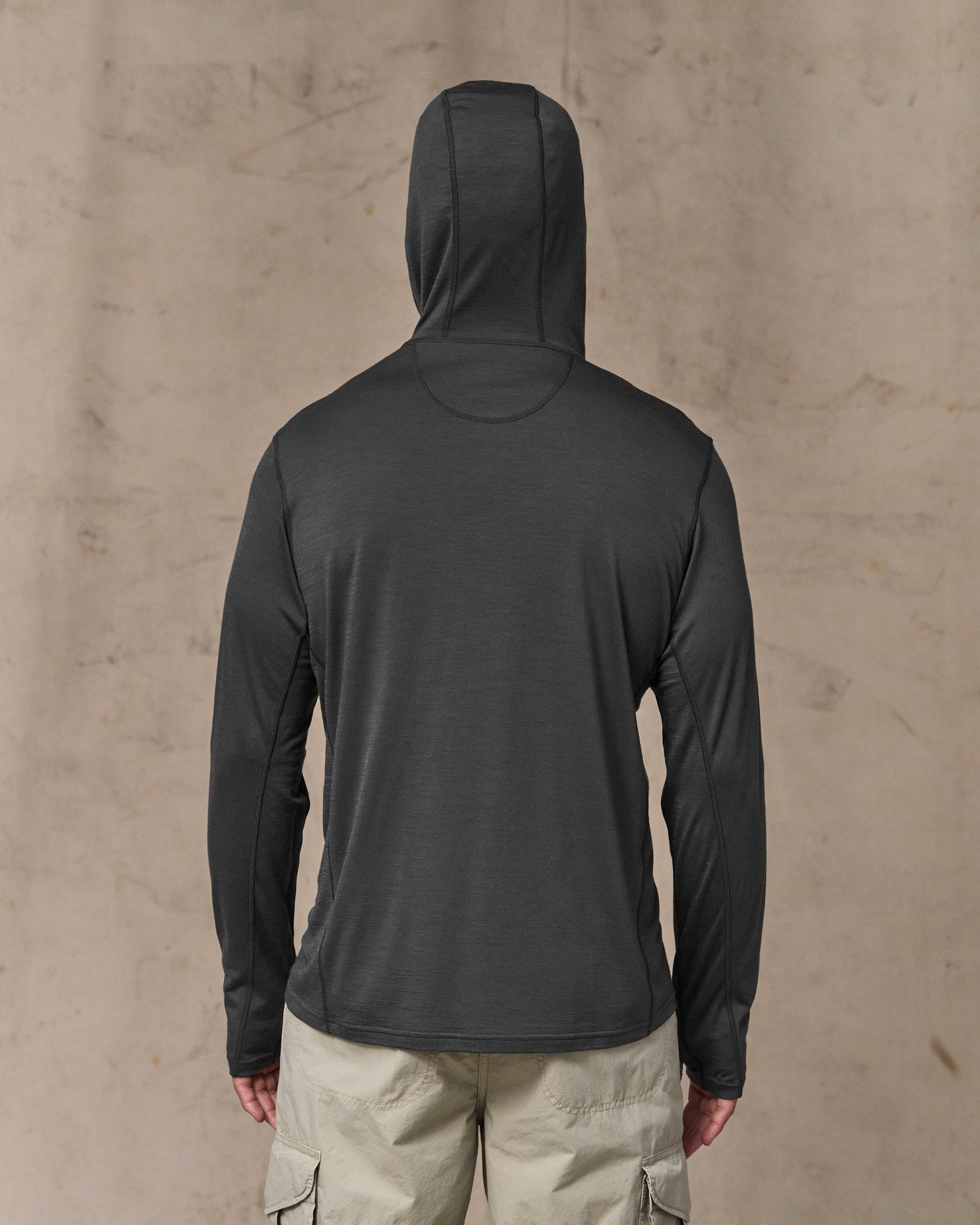 Wool-Blend UPF Hoodie - Raven - Image 6