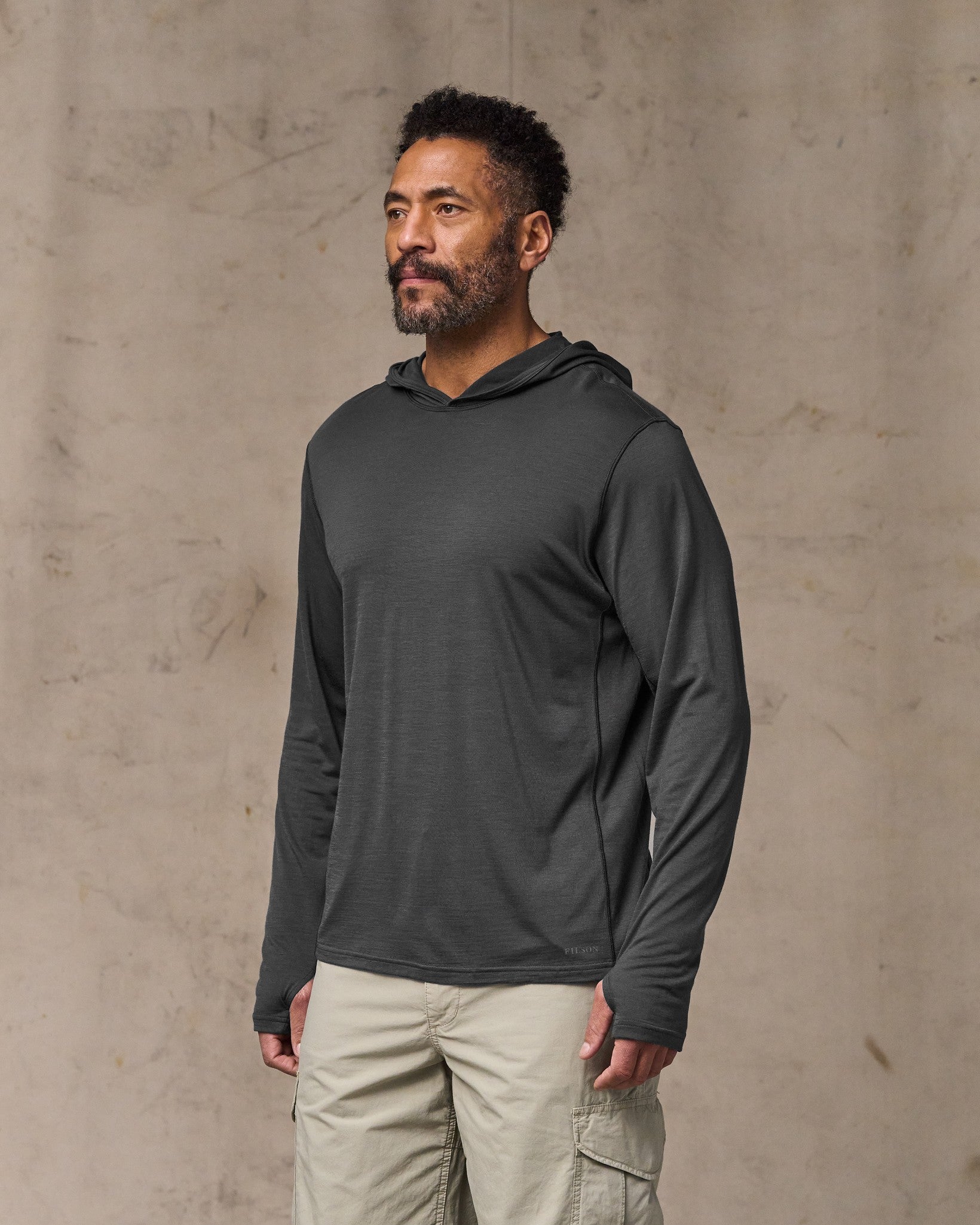 Wool-Blend UPF Hoodie - Raven - Image 4
