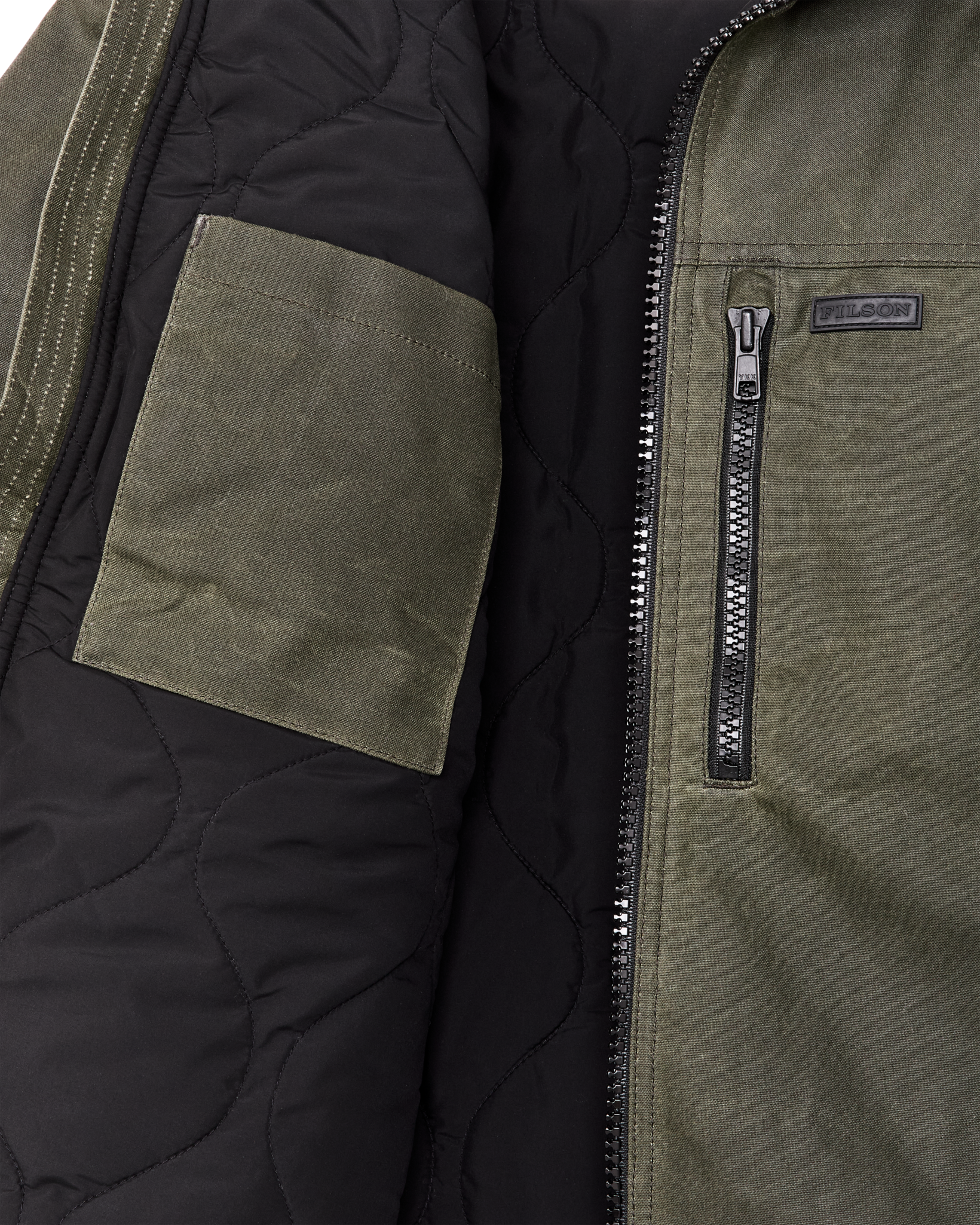 Tin Cloth Insulated Jacket - Otter Green - Image 8
