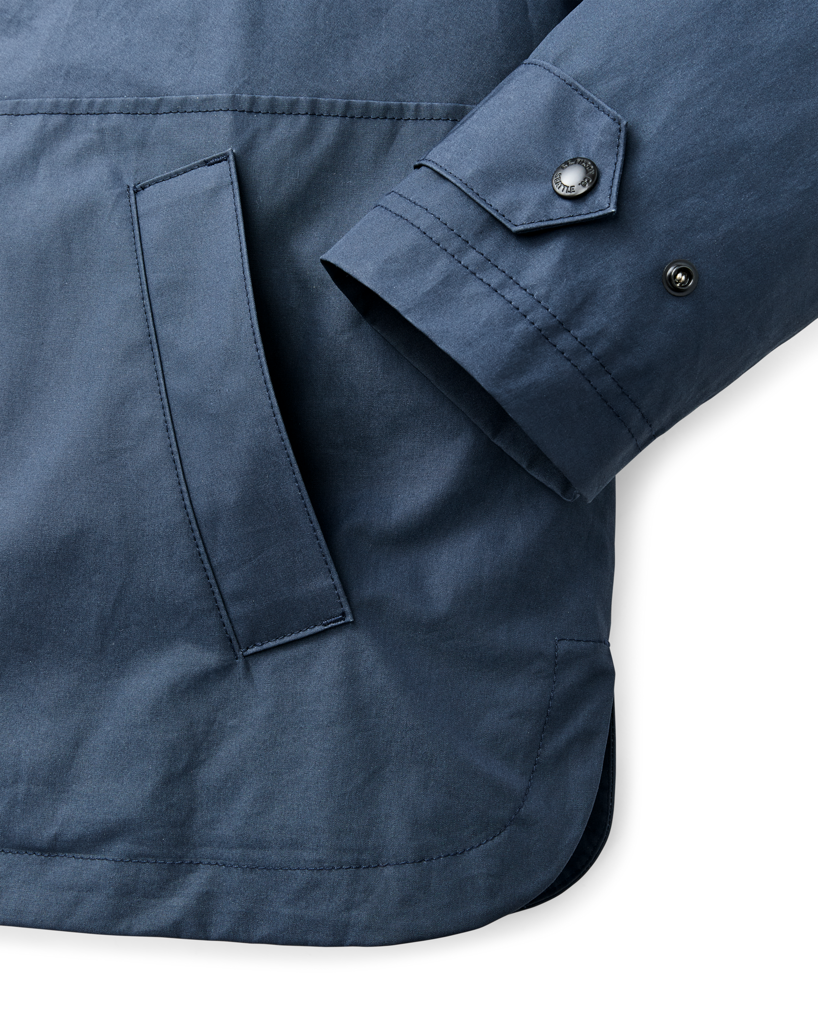 Women's Harbor Front Waxed Jacket - Navy - Image 11