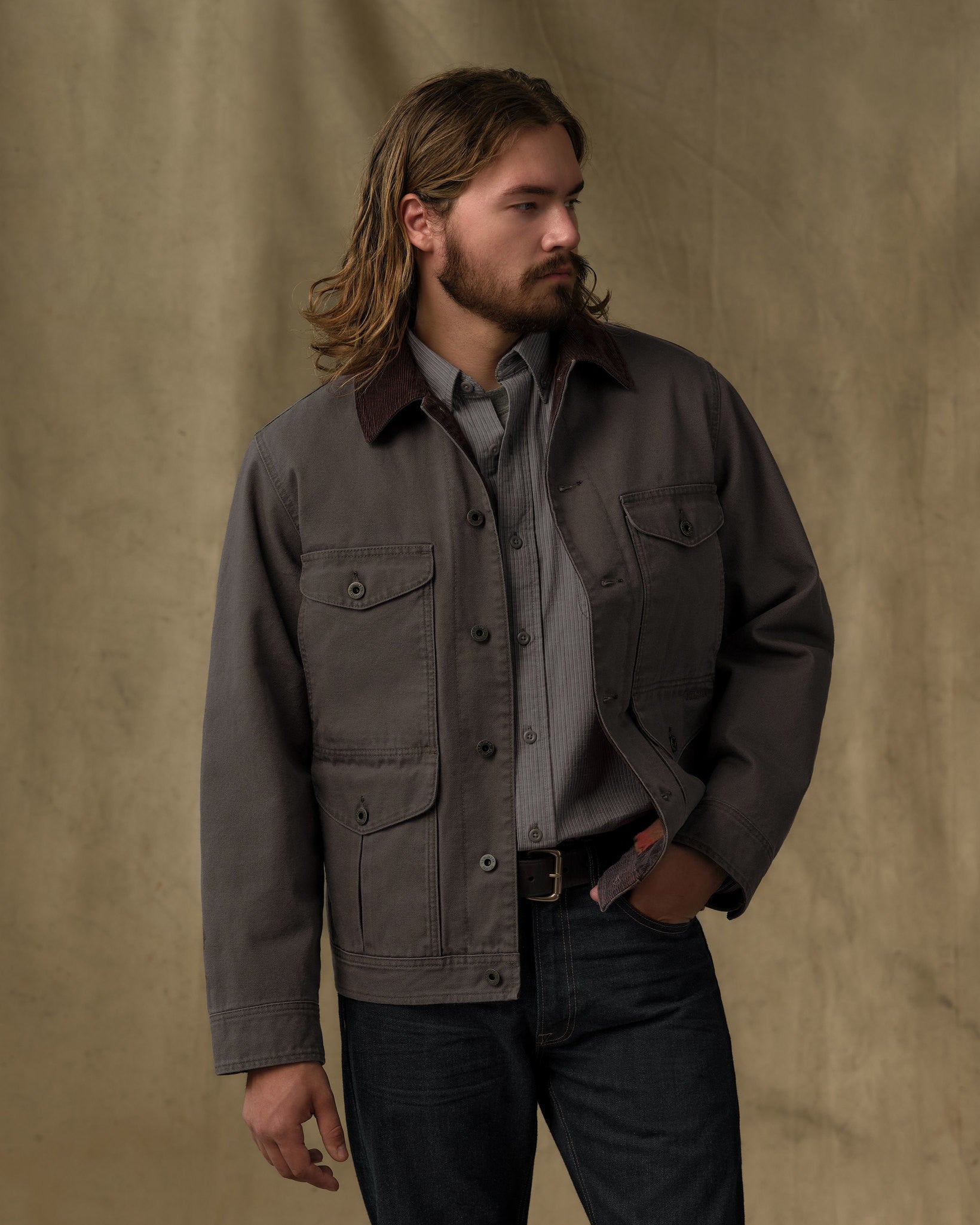 Rustic Canvas Journeyman Jacket - Bark - Image 6