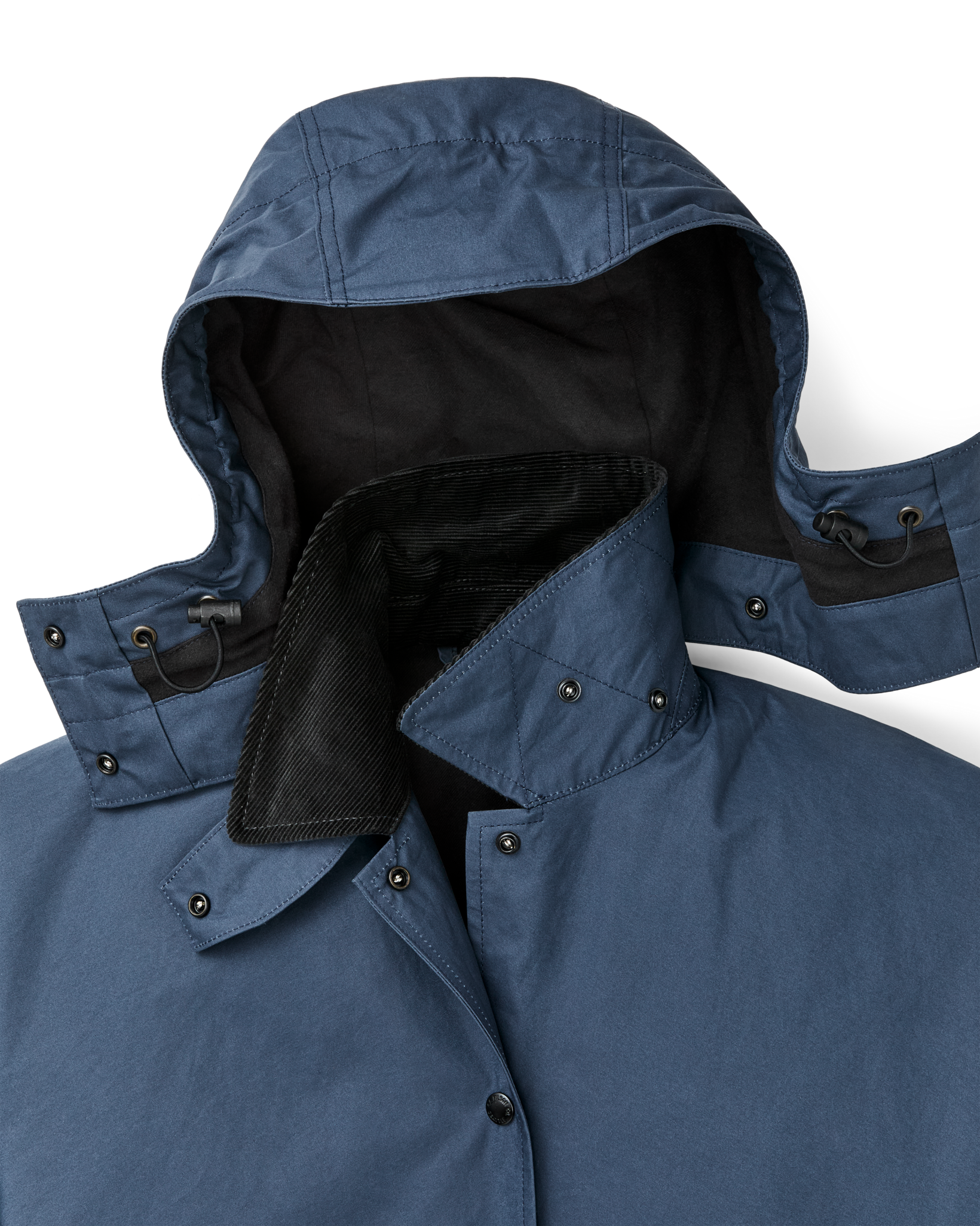 Women's Harbor Front Waxed Jacket - Navy - Image 9