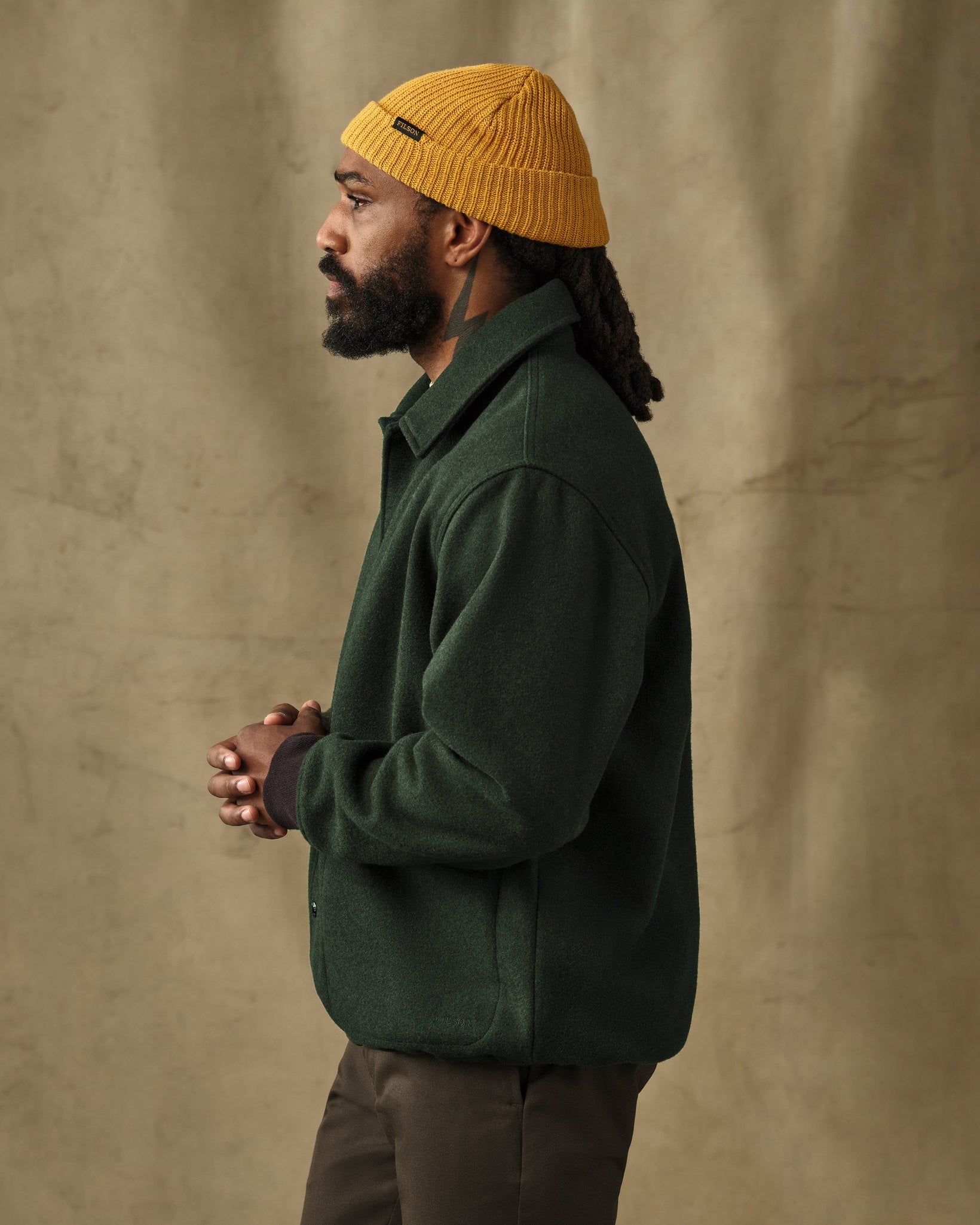 Mackinaw Wool Coach Jacket - Vintage Pine - Image 3