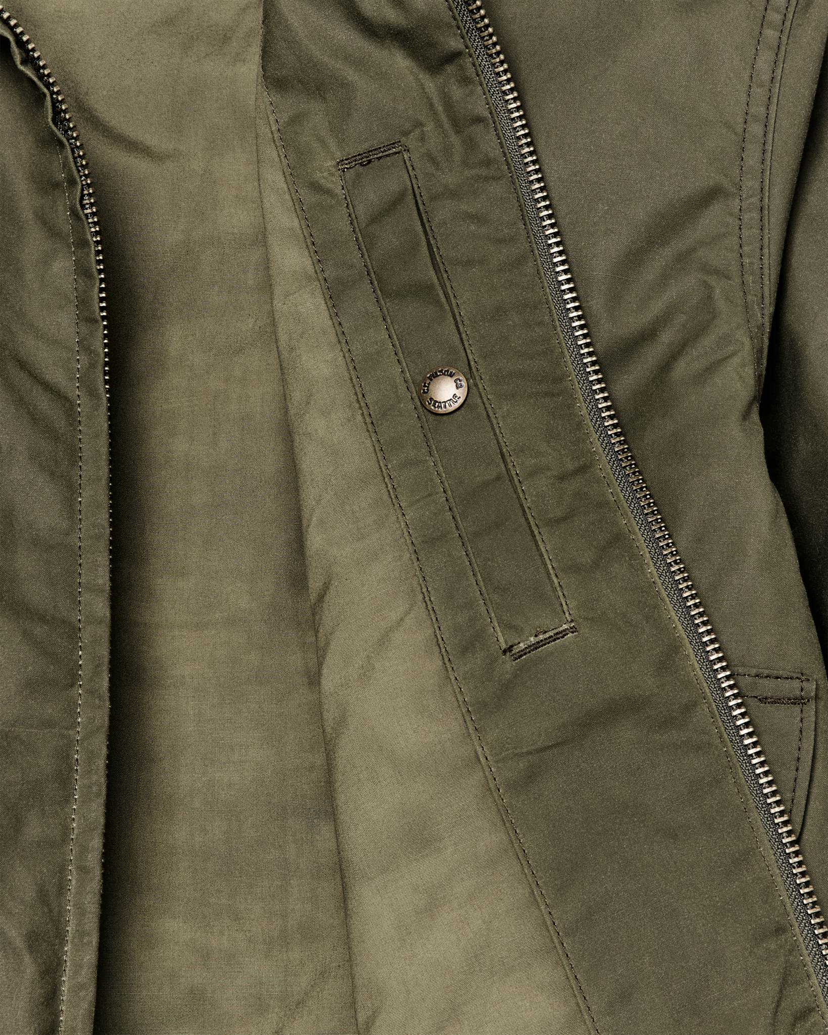 Cover Cloth Bomber Jacket - Marsh Olive - Image 7