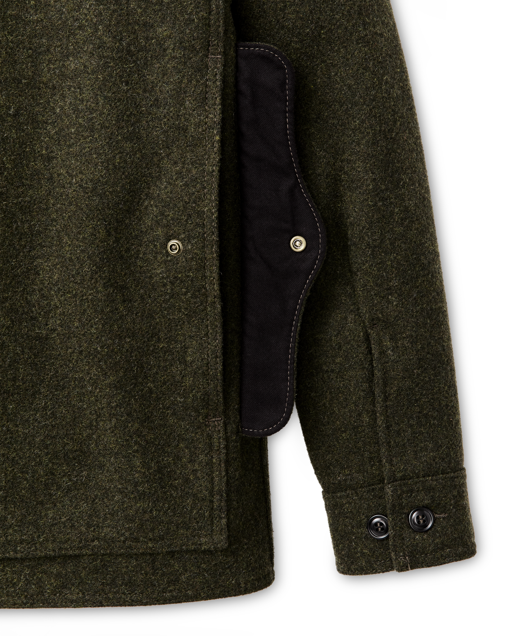 Mackinaw Wool Cruiser Jacket - Forest Green - Image 9