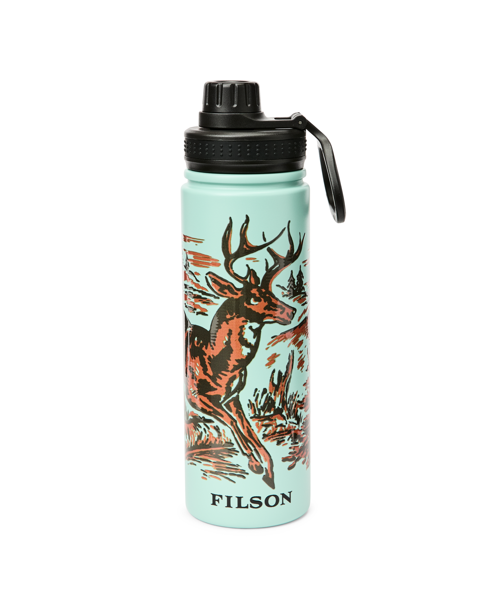 Deer Insulated Water Bottle - Sea Foam - Image 4