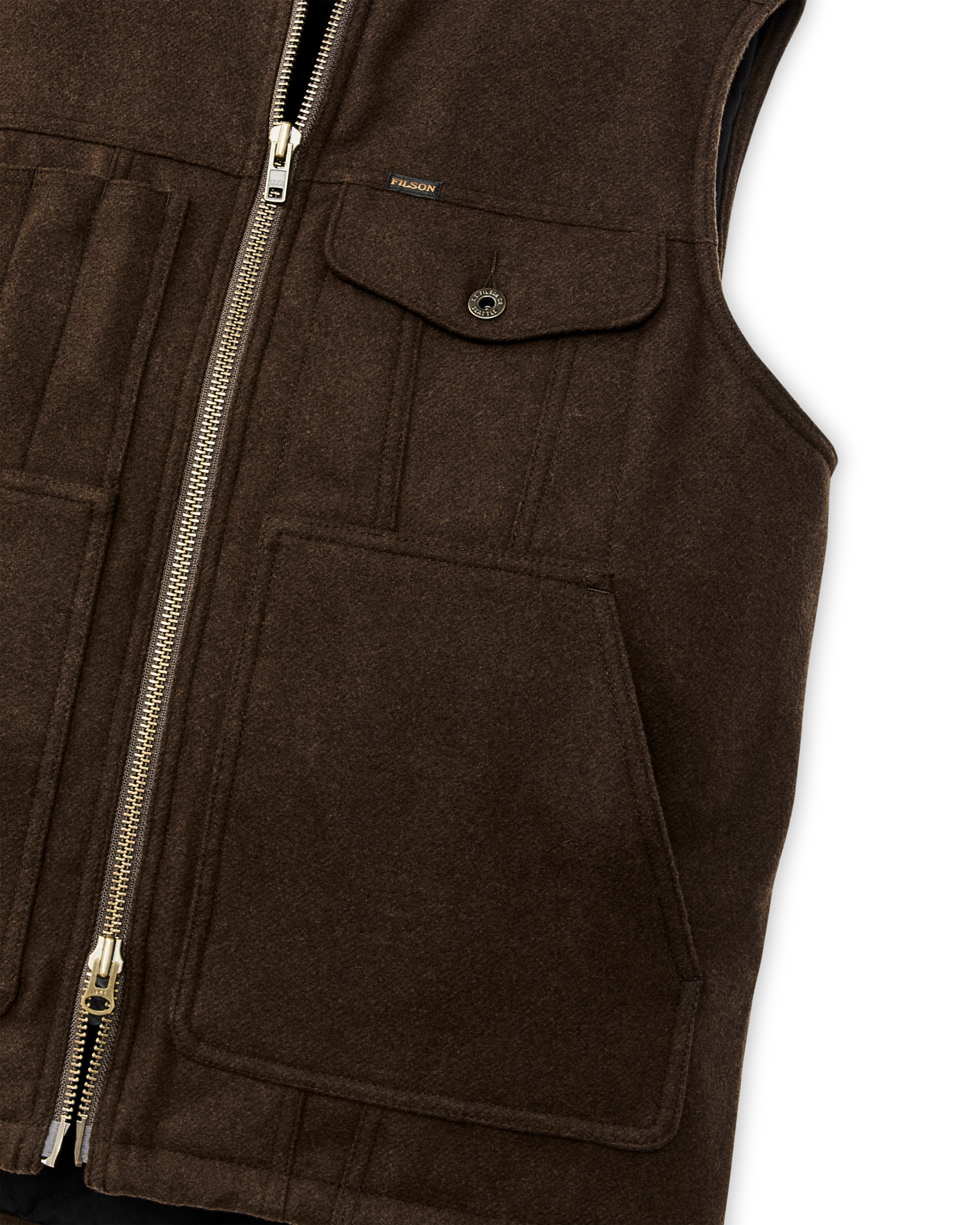 Spokane Insulated Work Vest - Beaver Brown - Image 9