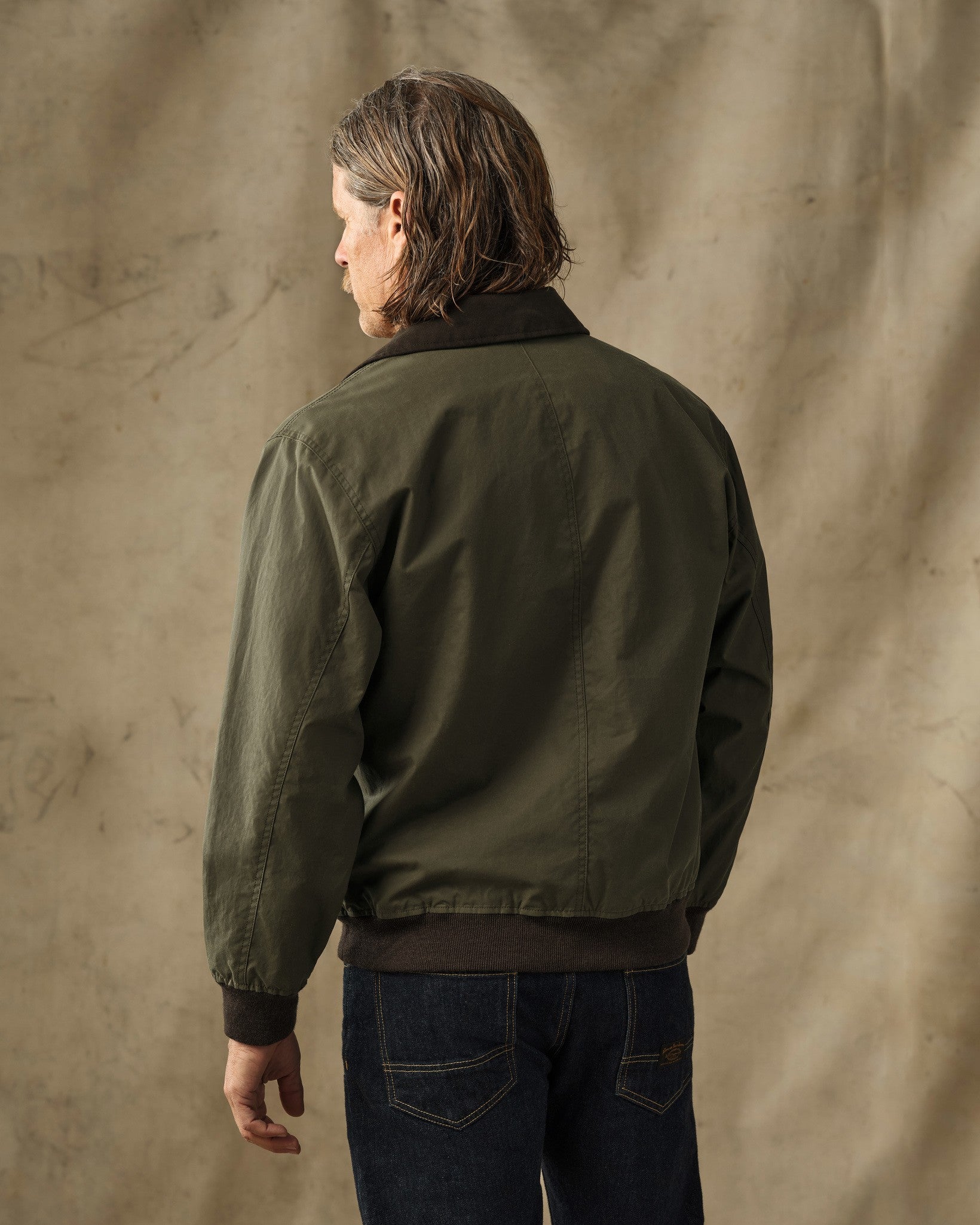 Cover Cloth Bomber Jacket - Marsh Olive - Image 2