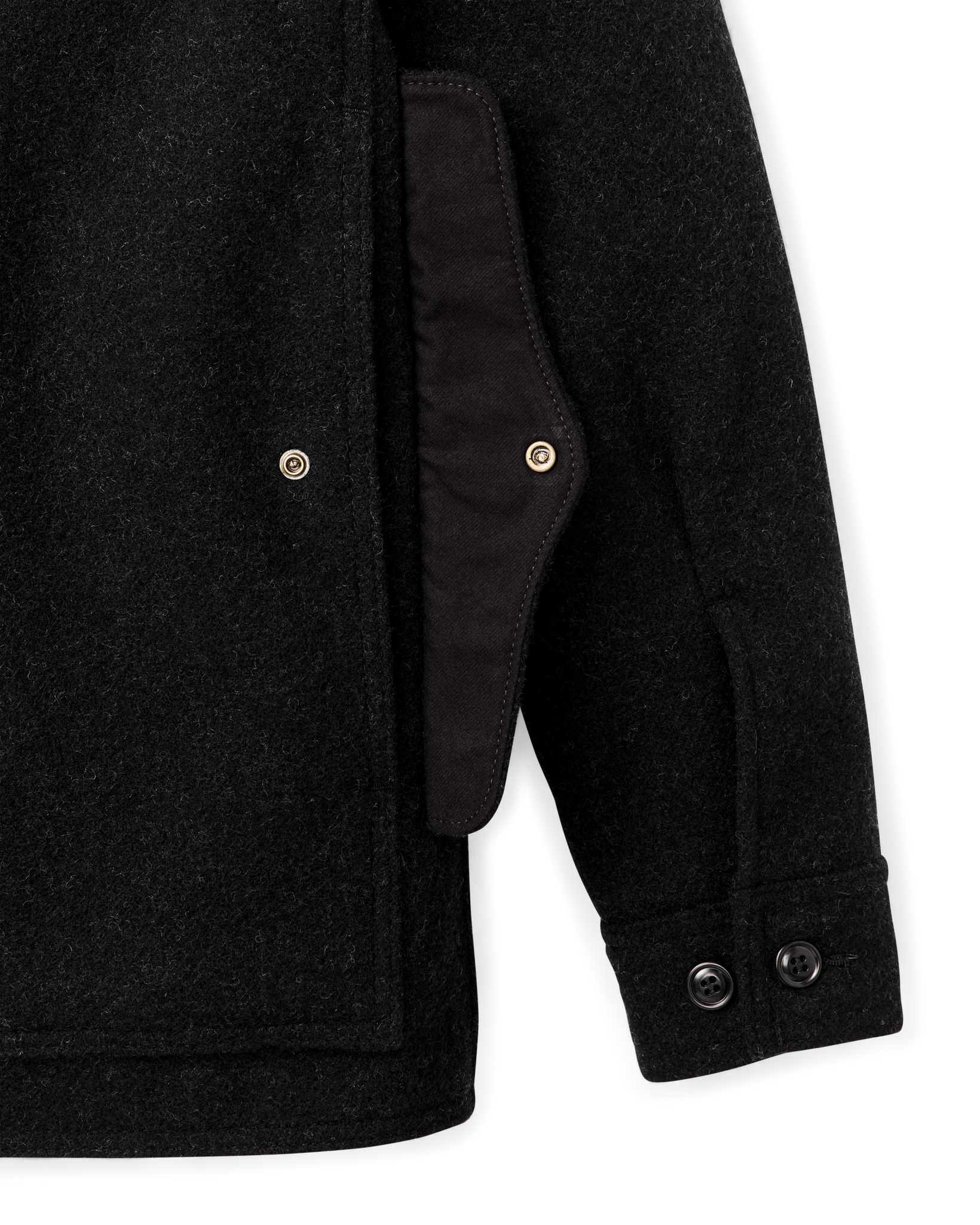 Mackinaw Wool Cruiser Jacket - Charcoal - Image 9
